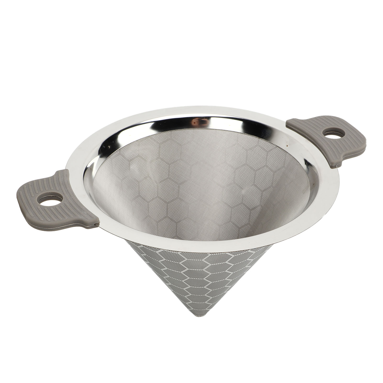 Konischer Kaffeefilter Mit 150 Mesh, Doppellagig, Aus Edelstahl, Für Zuhause, Café Oder Büro.