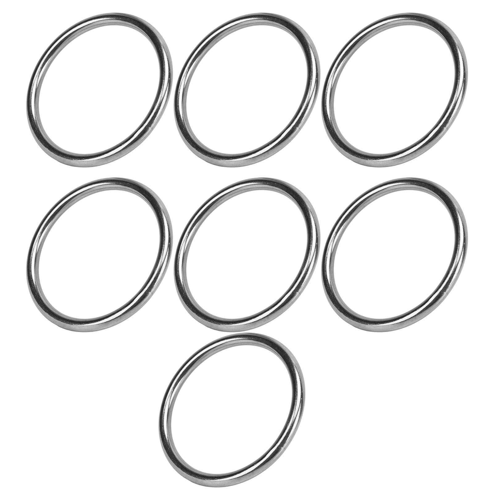 Wasserdichte Und Rostfreie Metall-o-ringe Aus Edelstahl 304, Hohe Belastbarkeit, Nahtlos Verschweißte Runde O-ringe, Abmessungen 8 X 80 Mm