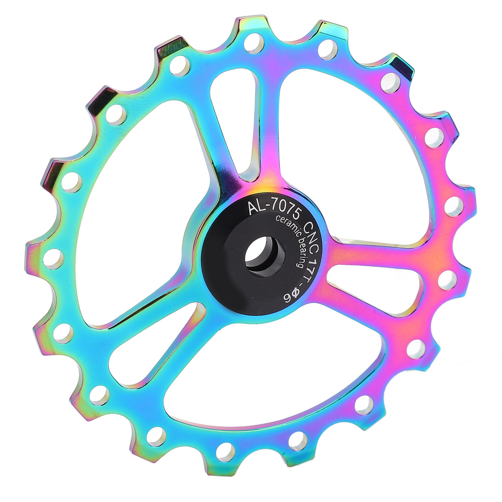 Meijun 17t Keramik-schaltwerksführungsrolle, Aluminiumlegierung, Für Rennräder Und Mountainbikes, Sieben Farben.