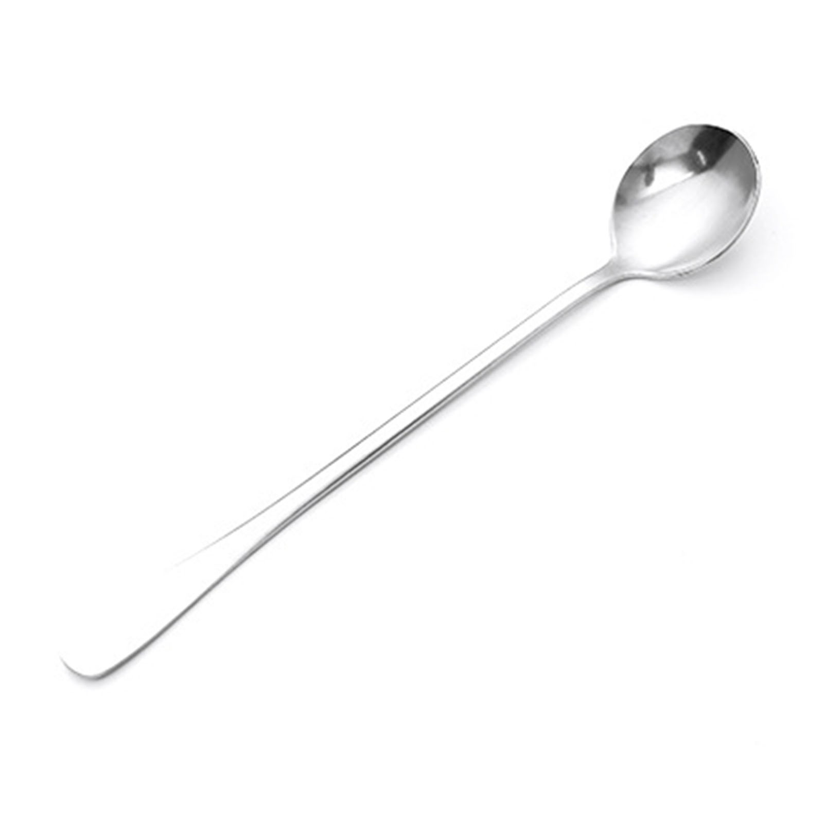 Lange Edelstahllöffel, Elegante Mehrzwecklöffel Zum Umrühren Von Kaffee, Tee Und Desserts, 3er-set, Runder Kopf