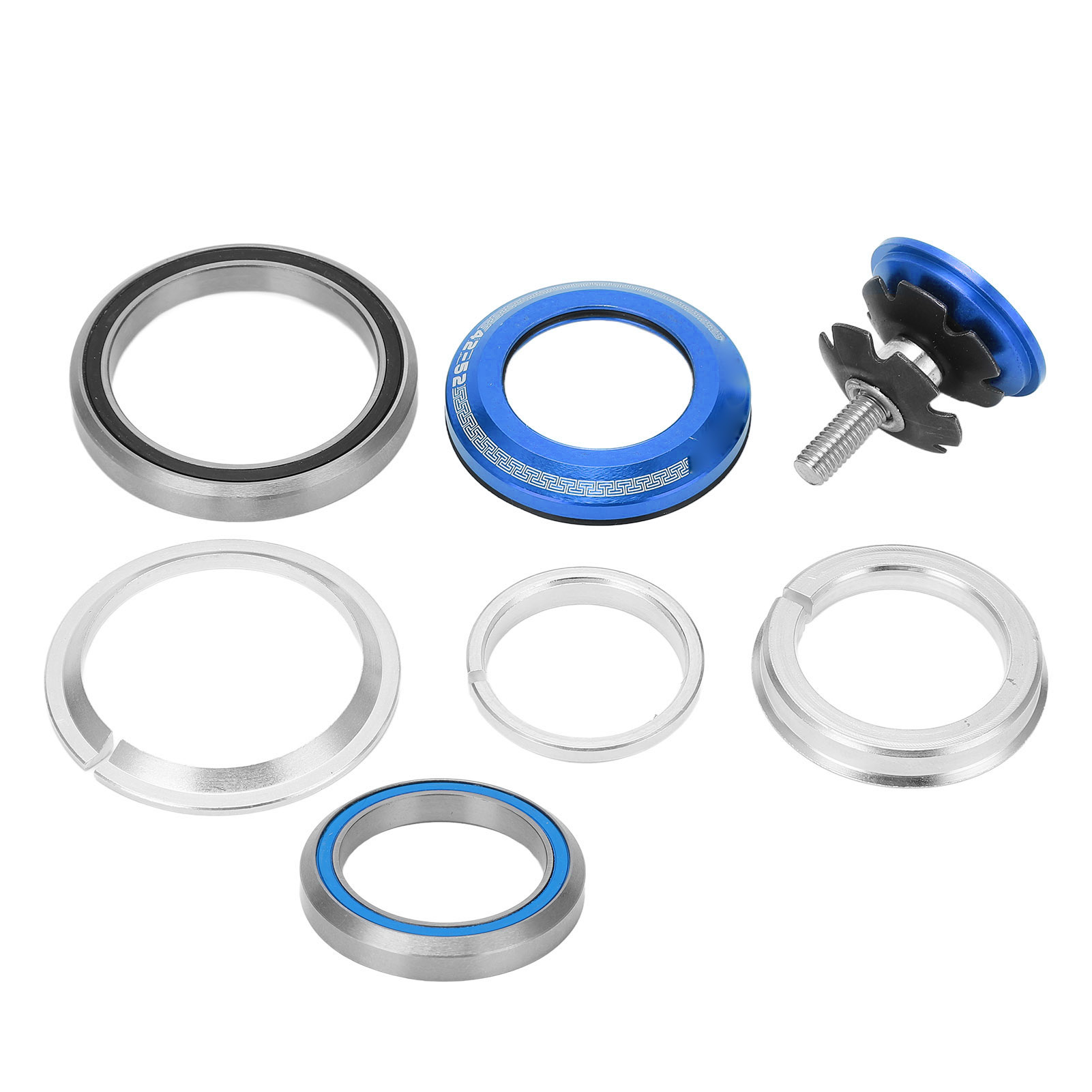 Viaron 42x52mm Vorbau Für Rennräder, Wasserdicht, Mit Blauen Lagerschalen