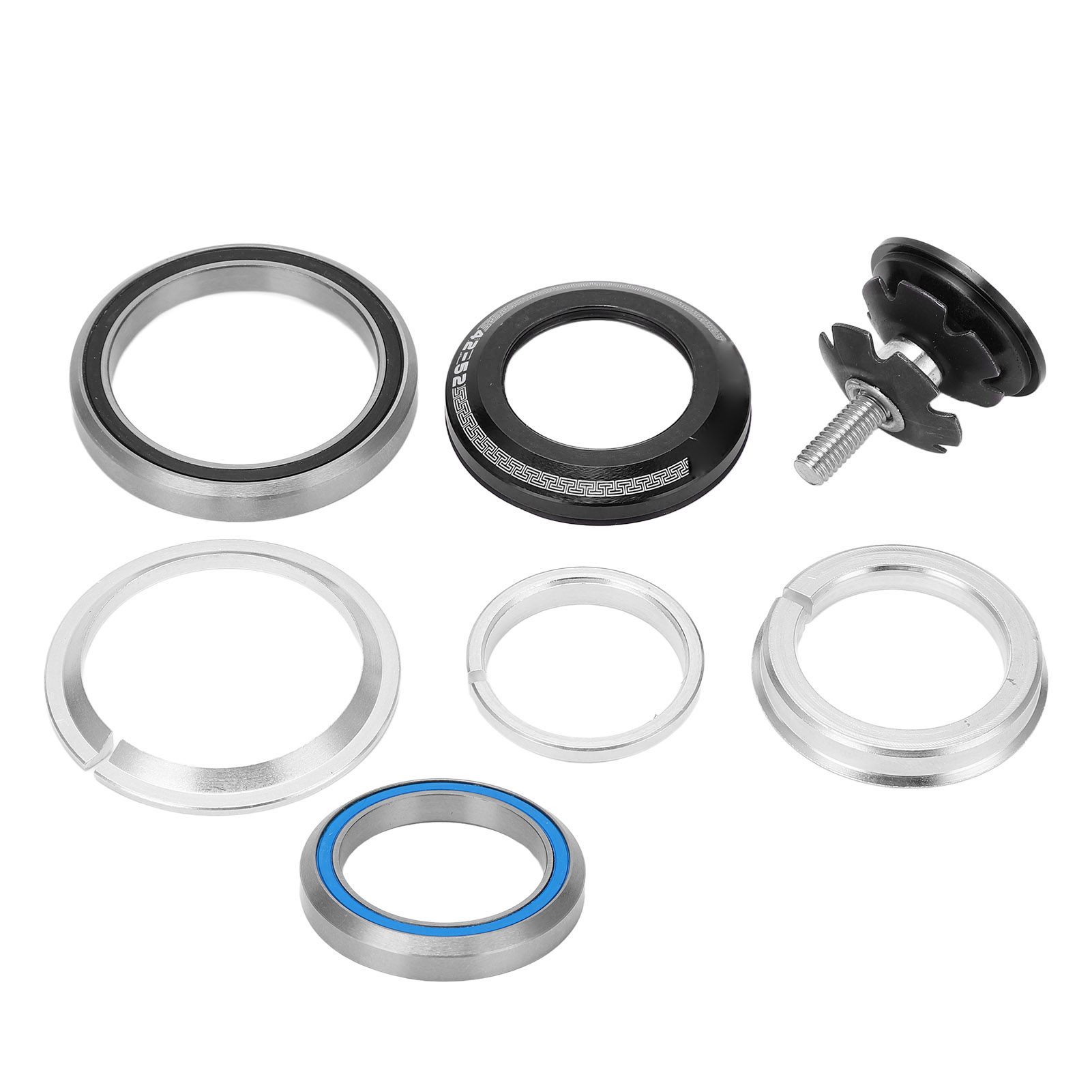 Viaron 42x52mm Vorbau Für Rennräder, Wasserdicht, Mit Schwarzen Lagerschalen