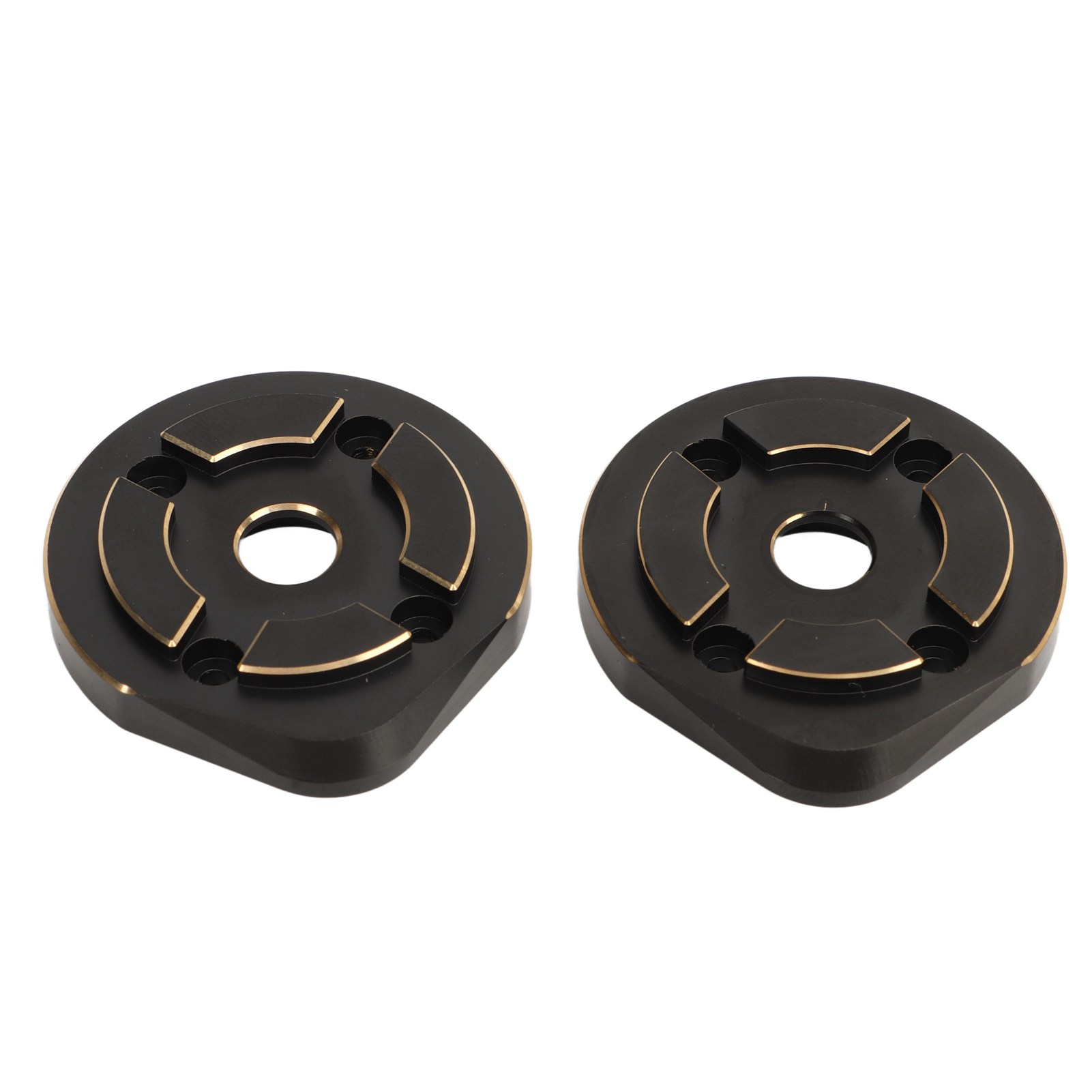 2 Messing-seitenschutzplatten Vorne Und Hinten Für Axial Capra Scx10 Iii Ar45p 1/10 Rc-auto