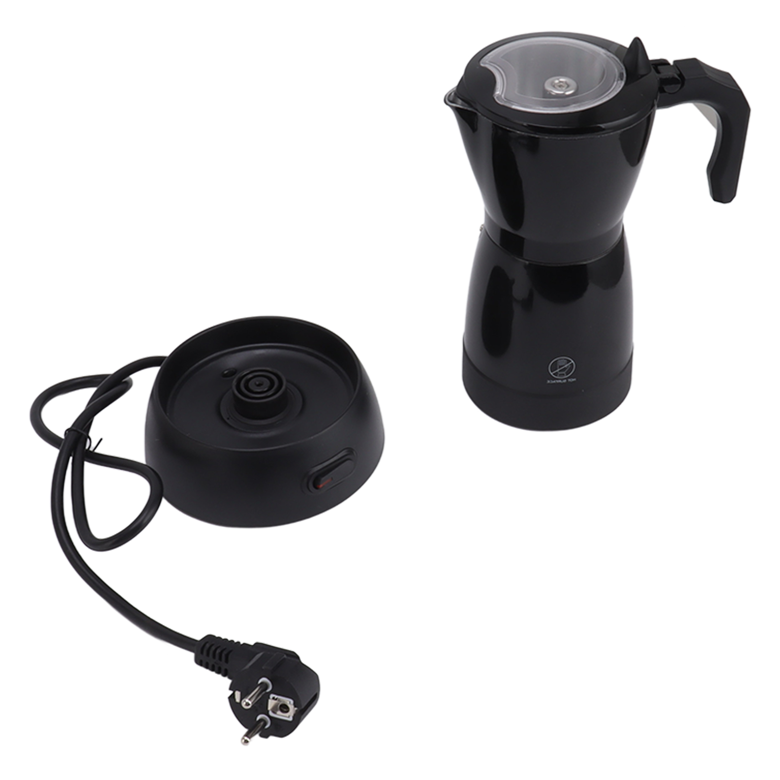 Elektrische Espressokanne (300 Ml) Für 6 Tassen, Ideal Zum Kochen Und Backen, 220–240 V, Europäischer Stecker