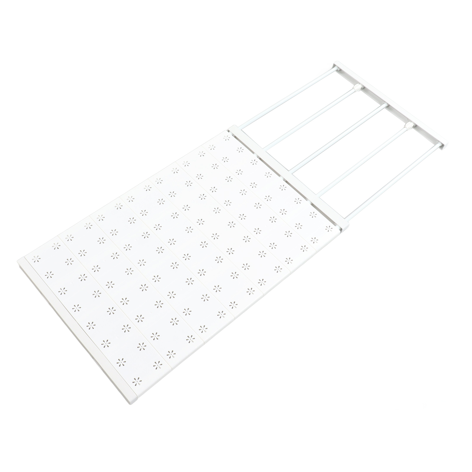 Ausziehbarer Kleiderschrankboden, Platzsparend, Kein Bohren Erforderlich, Robust Und Strapazierfähig, Für Den Heimgebrauch, 73–125 Cm / 28,7–49,2 Zoll