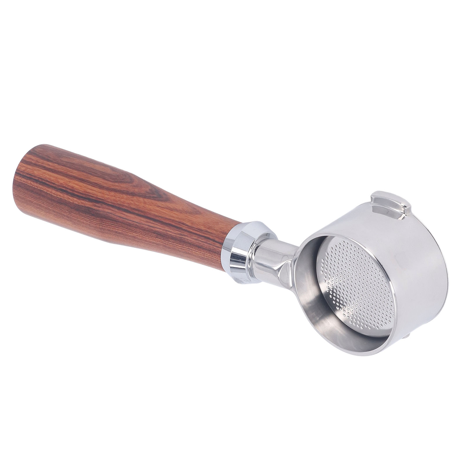 Bodenloser Kaffeefilterhalter, 51 Mm, 2 Halterungen, Mit Griff, Kompatibel Mit Der Kaffeemaschine Eco310 Classic Dalbergia Cochinchinensis