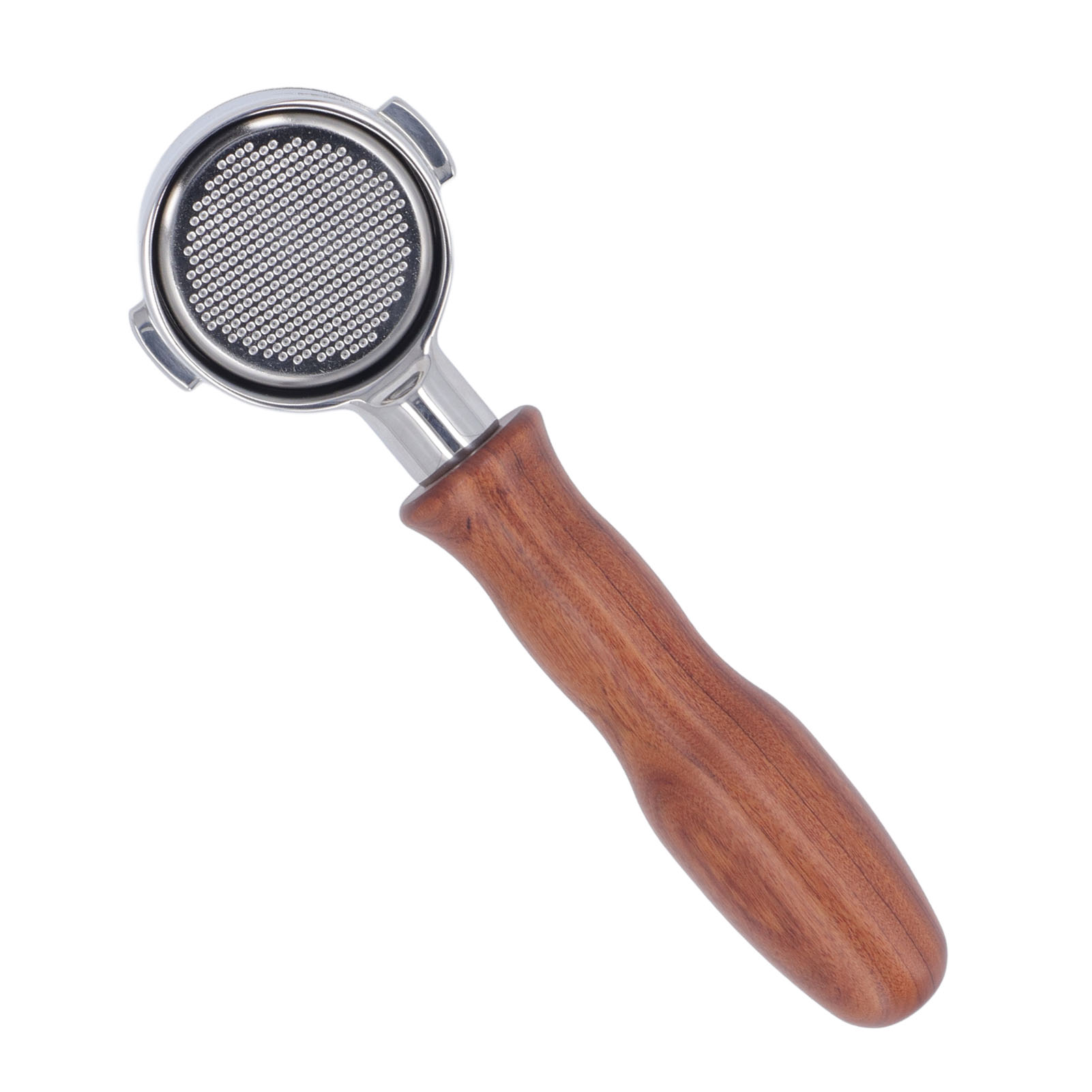 51 Mm Bodenloser 2-ohriger Filterhaltergriff Für Eco310 Kaffeemaschine, Modell D, Dalbergia Cochinchinensis
