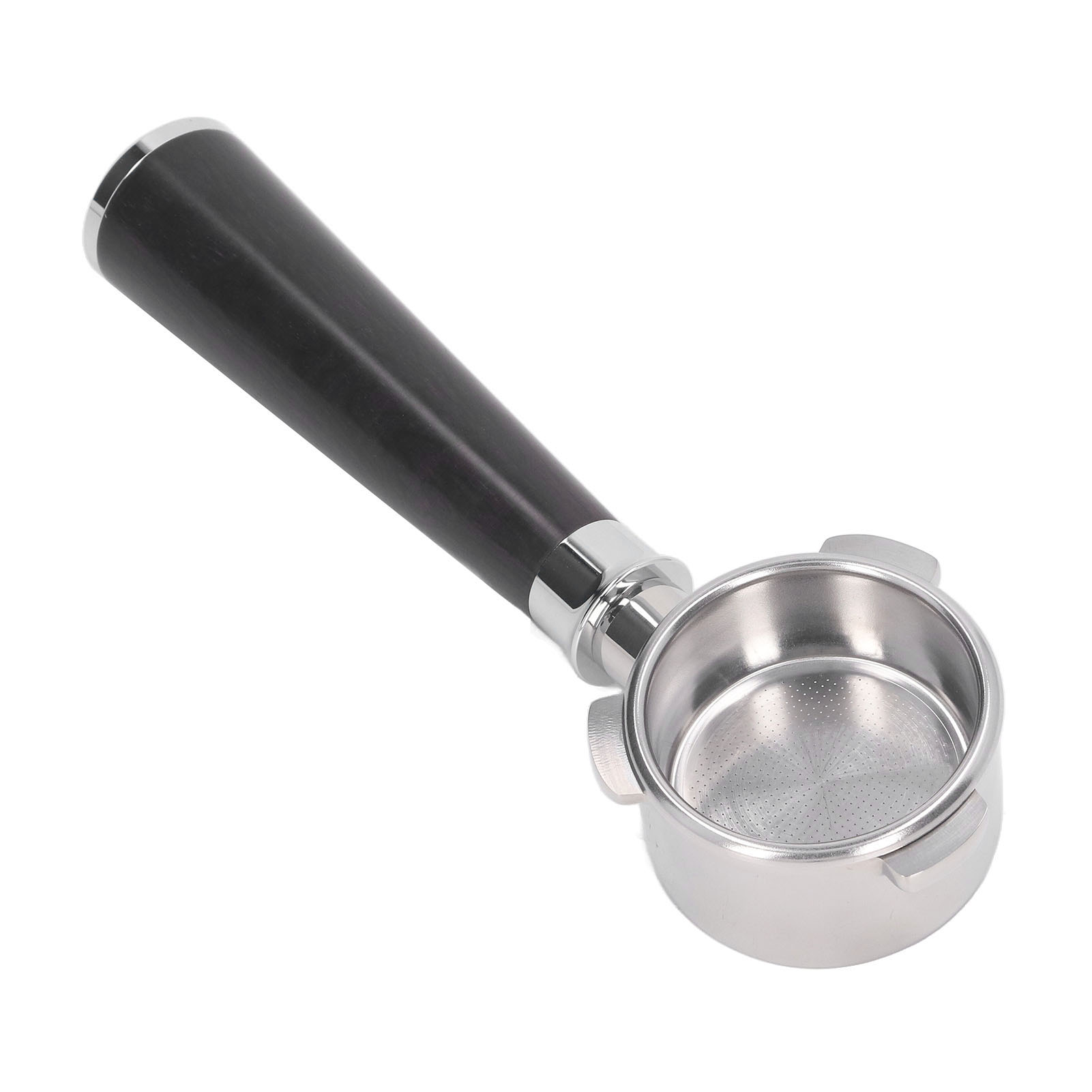Bodenloser 54-mm-edelstahl-siebträger, Kompatibel Mit Breville Kaffeemaschinen Der Serien 8, 870 Und 880, Universell, Typ A, Rosenholz-finish