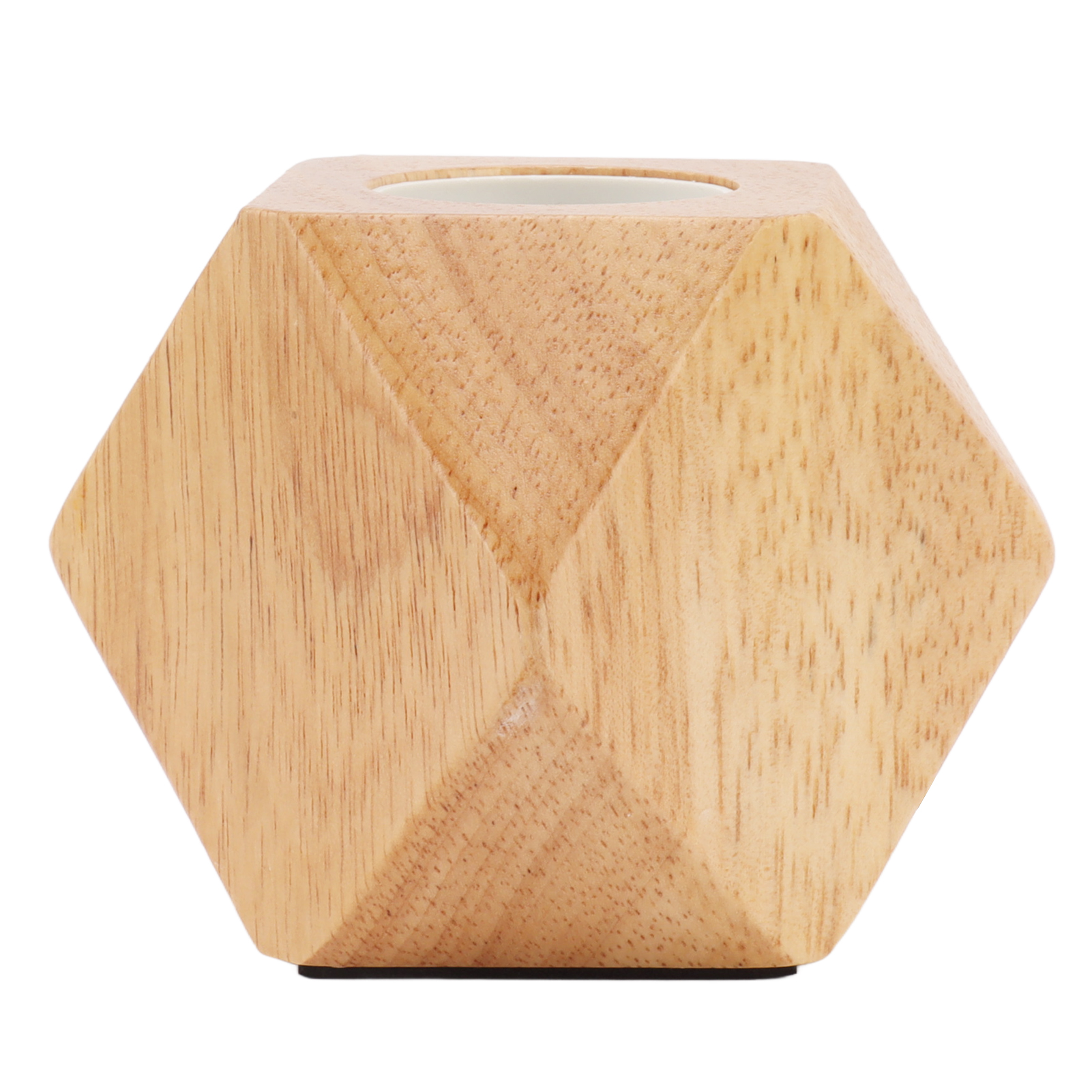 Diamantförmiger Lampenfuß Aus Holz, E27-fassung, Kleine, Moderne Tischleuchte Aus Holz, Ideal Für Die Inneneinrichtung, 220-v-eurostecker