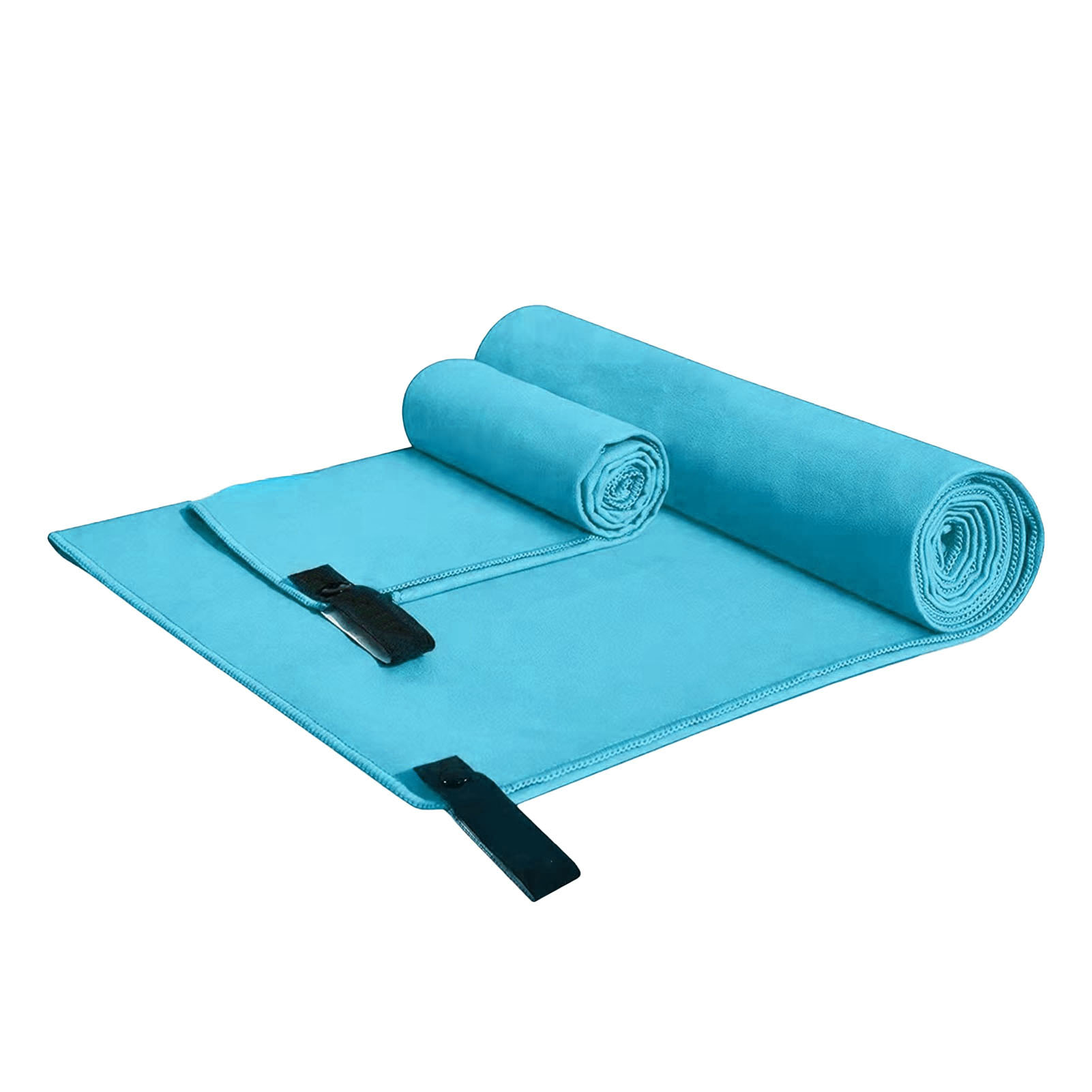 Mikrofaserhandtücher In Verschiedenen Größen, Schnelltrocknend, Saugfähig, Ideal Für Fitnessstudio, Sport Und Outdoor-aktivitäten, Hellblau