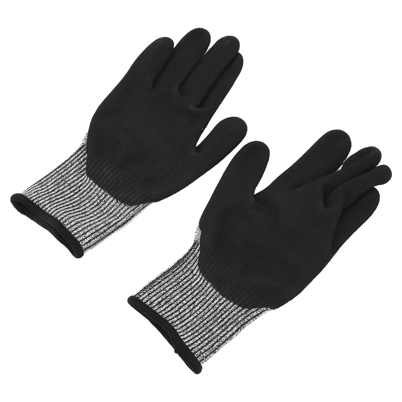 Schnittfeste Nitrilhandschuhe, Schutzstufe 5, Guter Griff, Für Die Metallbearbeitung, Größe M