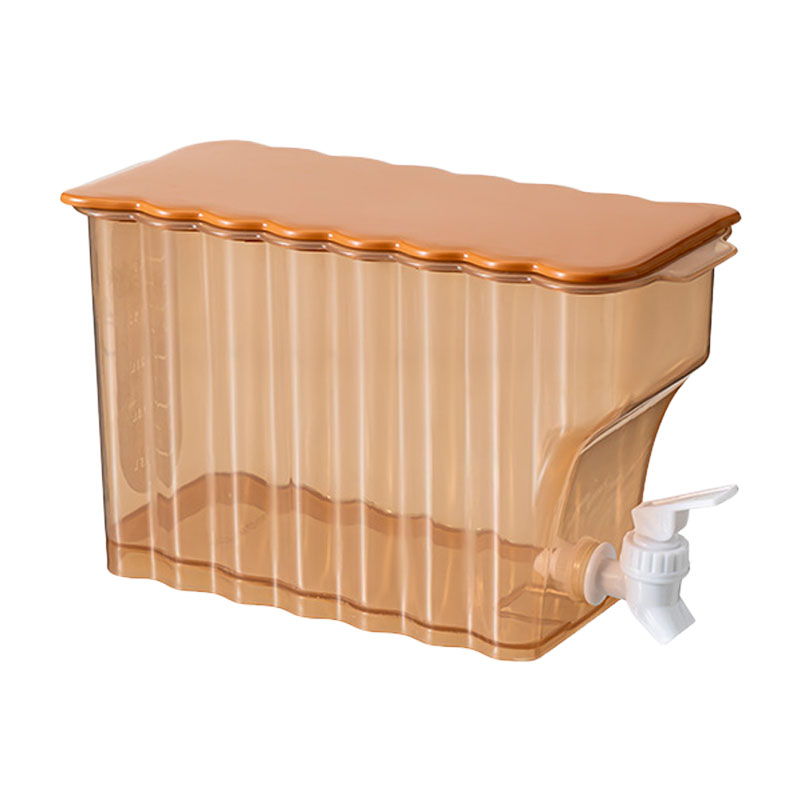 Wasserkocher Mit Zapfhahn Und Pp-deckel Zur Aufbewahrung Im Kühlschrank, Ideal Für Früchtetee, Blütentee, Milchtee Und Orangenwasser.