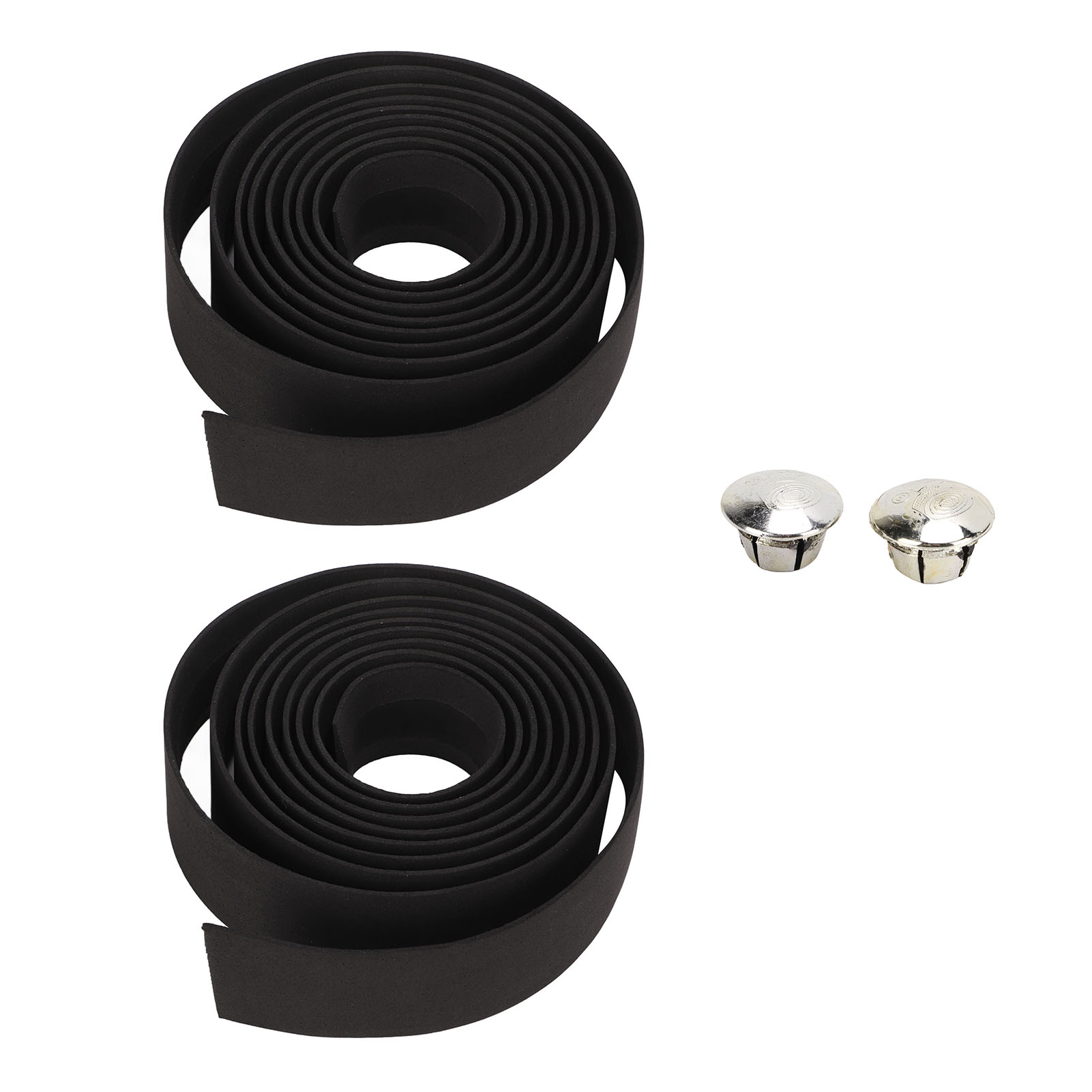 Lenkerband Für Rennräder Mit Silbernen Enden, Aus Rutschfestem Und Stoßdämpfendem Eva-pu, Ideal Für Mountainbiker.