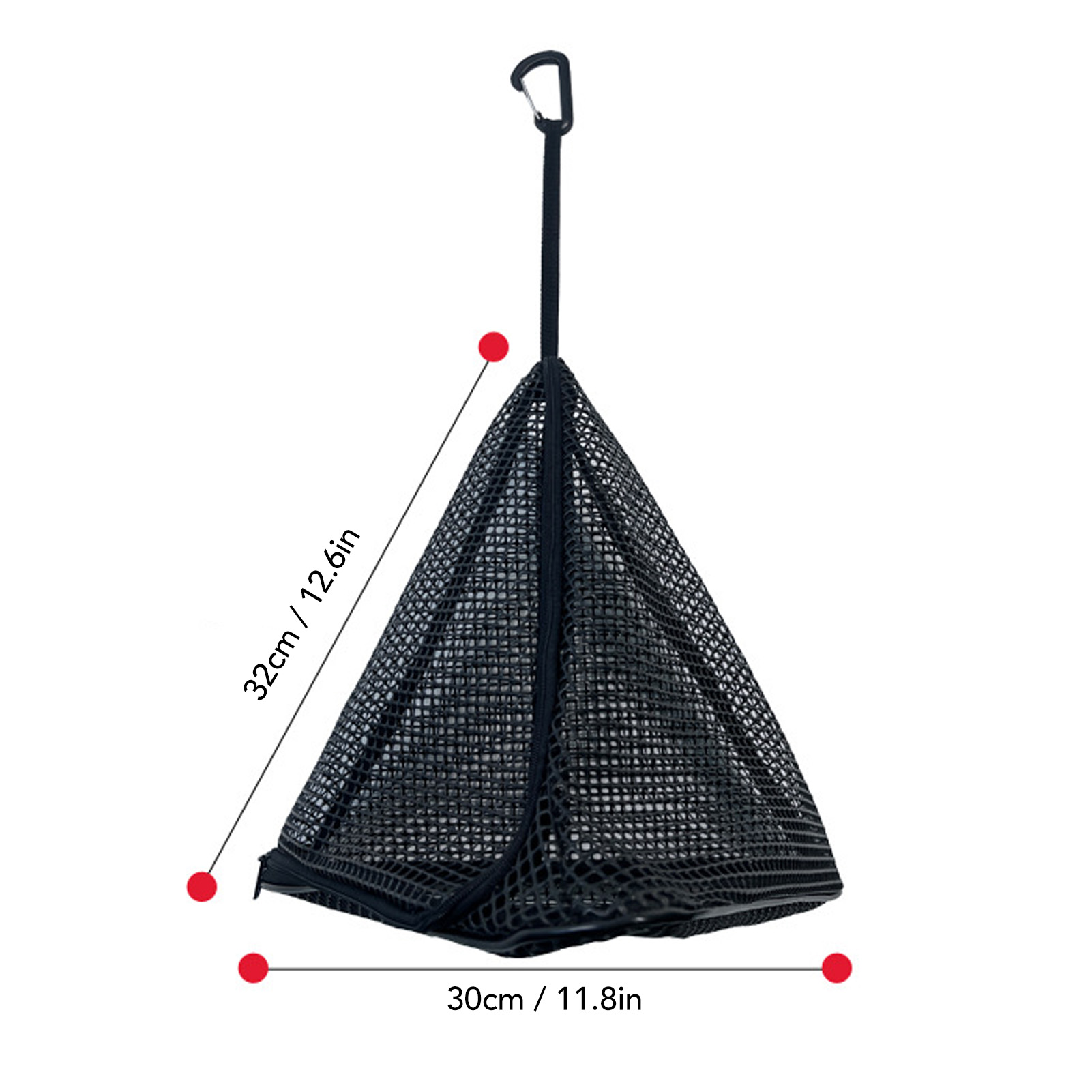 Dreieckiges Outdoor-trockennetz, Hängendes Aufbewahrungsgestell Für Camping, Faltbarer Pvc-organizer Für Zuhause, Picknicks Und Grillabende (größe M).
