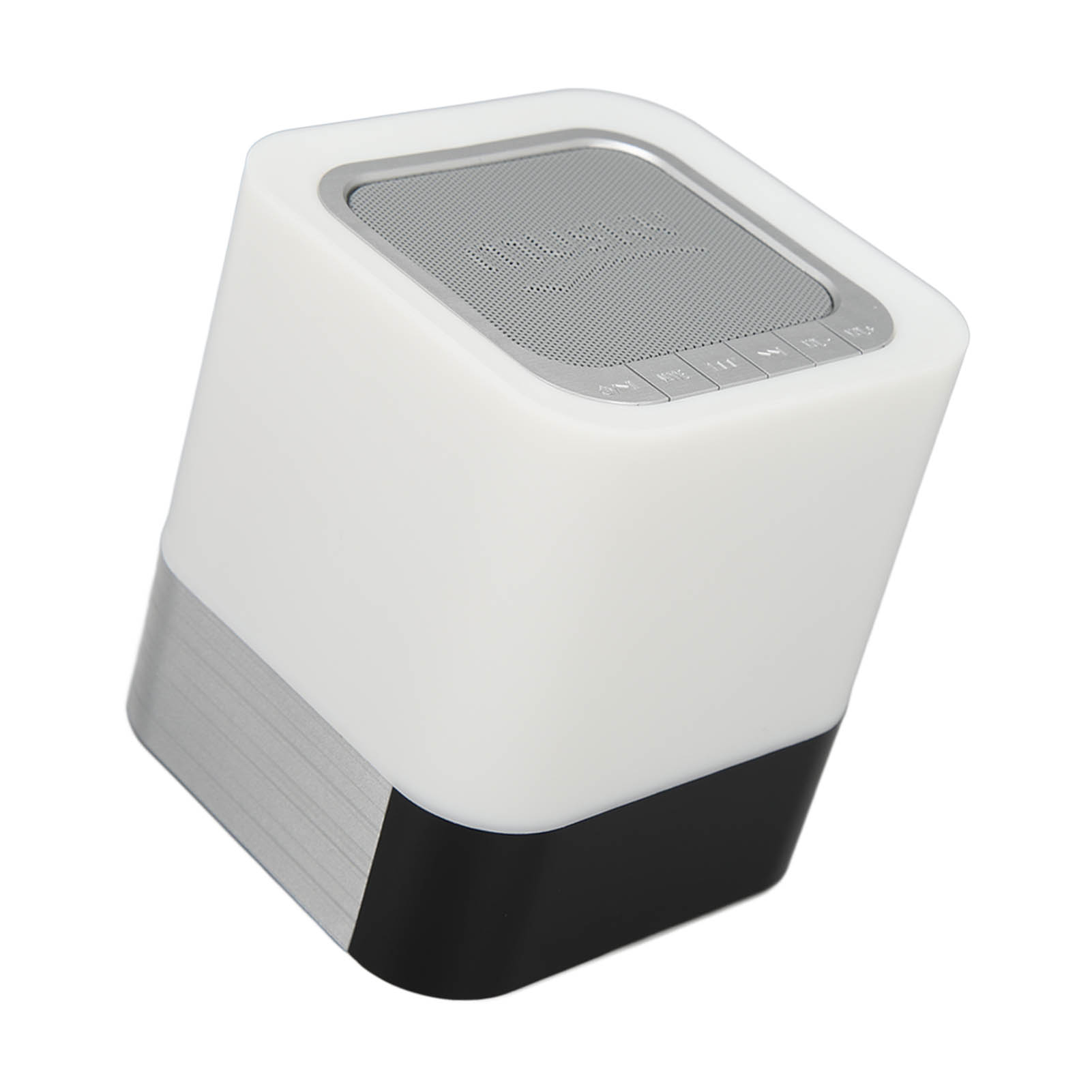 Tragbarer Kabelloser Bluetooth-lautsprecher Mit Nachtlicht, Tiefen Bässen, Touch-bedienelementen, Led-licht Und Usb-anschluss.