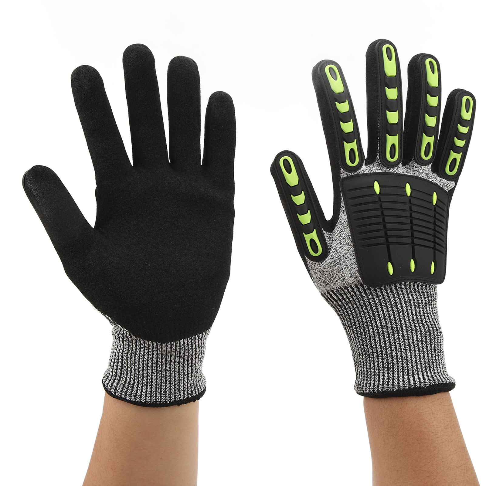 Paar Schnittfeste Tpr-schutzhandschuhe, Stoßfest, Für Damen Und Herren, Flexibel Und Atmungsaktiv, Ideal Für Outdoor-radfahren (größe S).