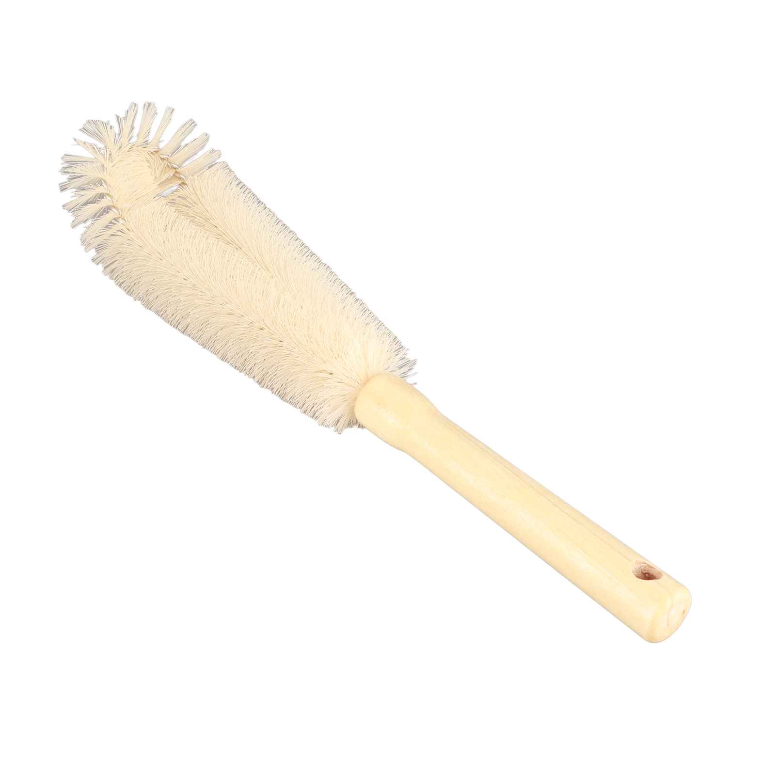 Langstielige Holzbürste Zur Flaschenreinigung, Extra Lange 30 Cm Küchenbürste Für Wein, Glasflaschen, Sojamilch, Küchenmaschinen Und Mixer.
