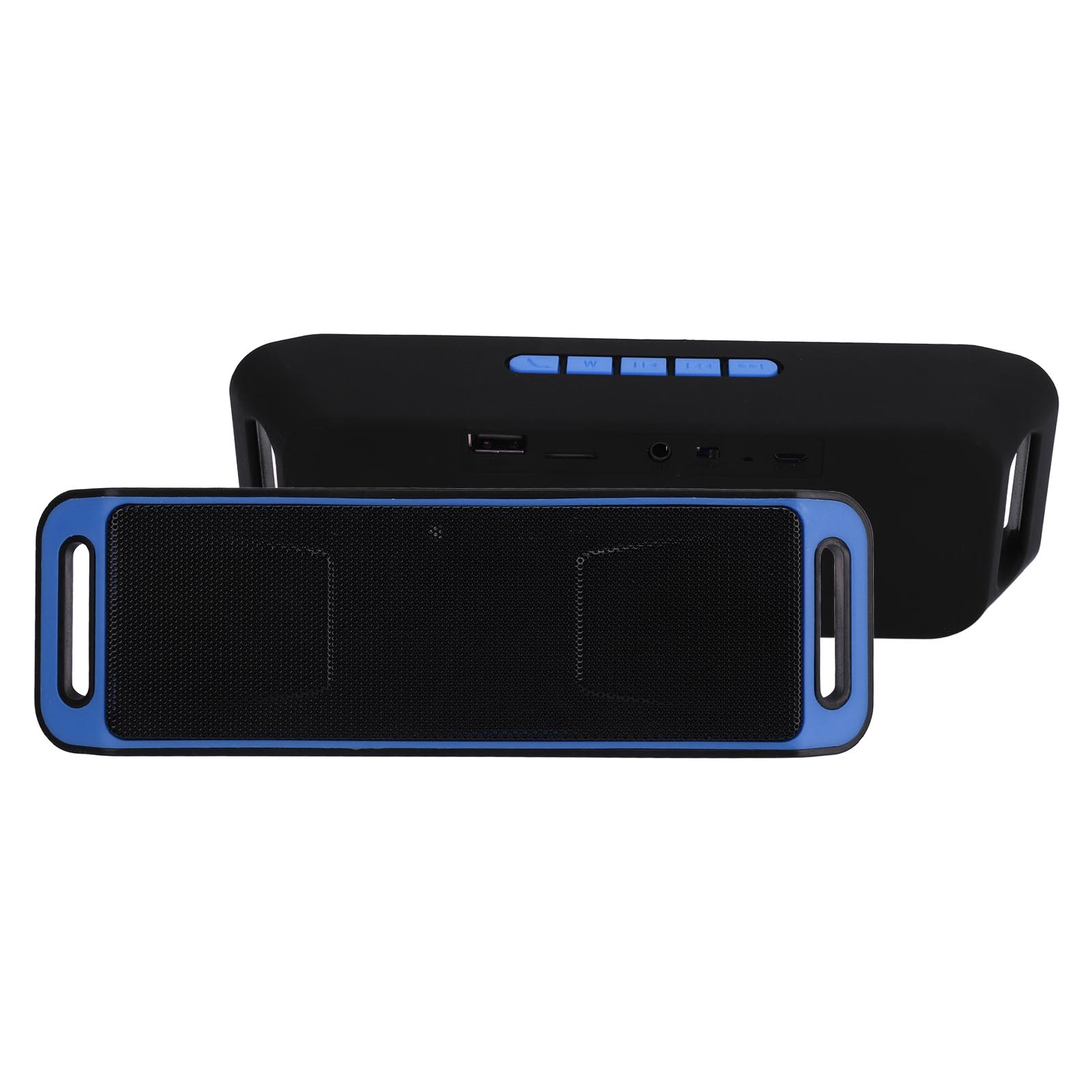 Bluetooth-lautsprecher Mit Zwei Lautsprechern, Tragbarer Kabelloser Lautsprecher, Multifunktionaler Mini-bluetooth-lautsprecher Für Zuhause, Outdoor Und Auto, Blau