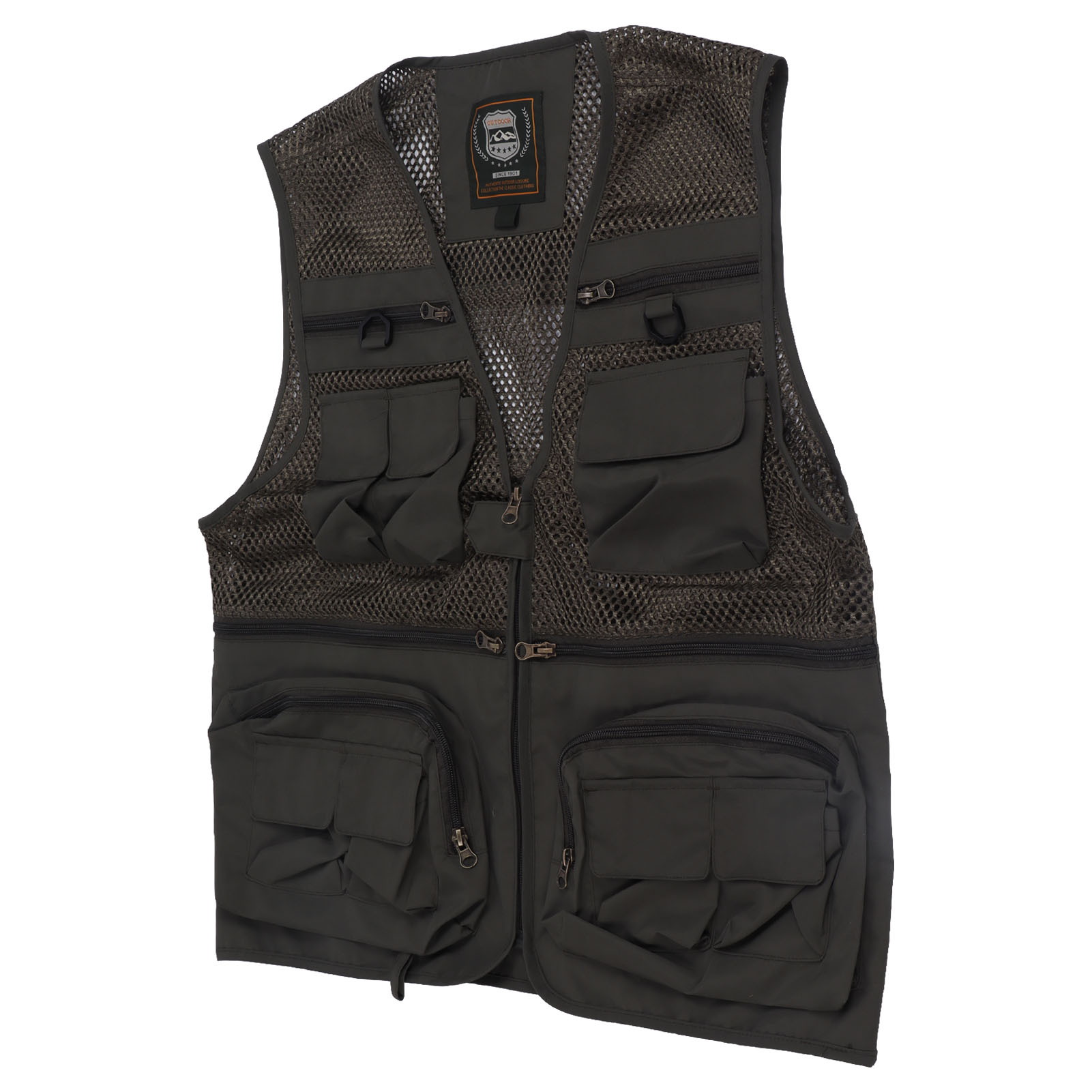 Atmungsaktive, Schnelltrocknende Angelweste Mit Mehreren Taschen, Herren-arbeitsweste Aus Mesh, Ideal Zum Fotografieren, Radfahren Und Wandern (größe Xxl).
