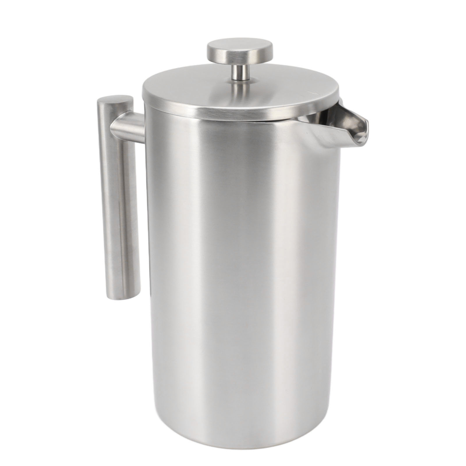 French-press-kaffeebereiter, Spülmaschinenfest, Doppelwandig Isolierter Edelstahl Mit Filter, 1 Liter