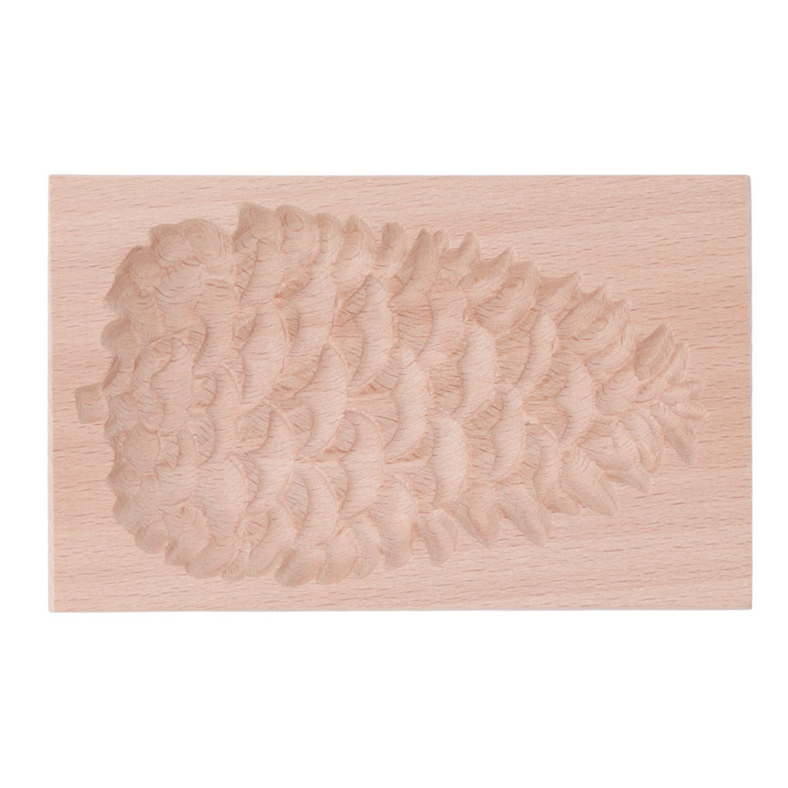 Wiederverwendbare Und Abwaschbare Keksform Aus Buchenholz Zum Backen Von Waffelkeksen.