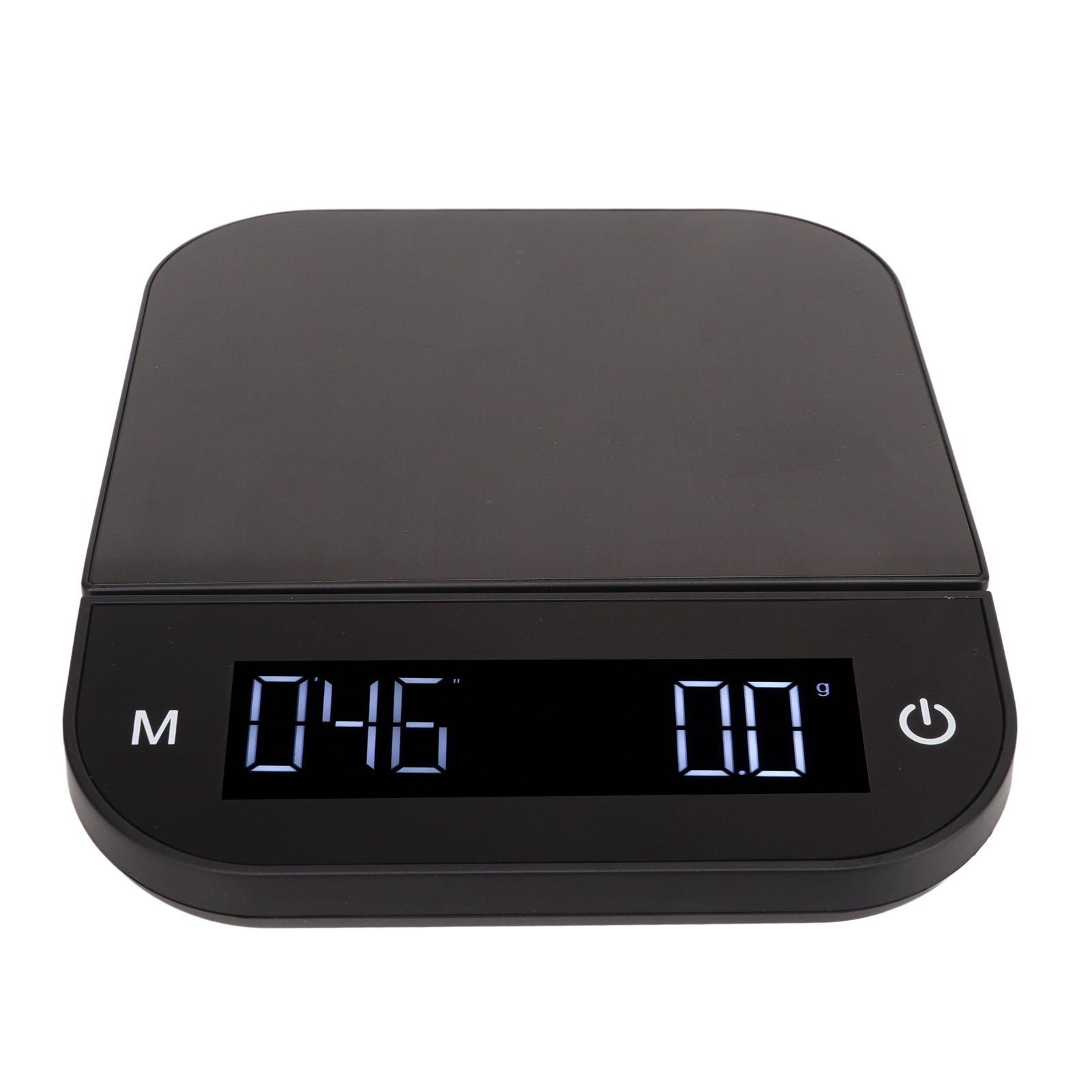 Elektrische Küchenwaage Mit Lebensmittelfunktion, Englische Version, Pc-kompatibel, Wasserdicht, Timer, Flache Skala Für Kaffee, 5 Kg / 0,1 G