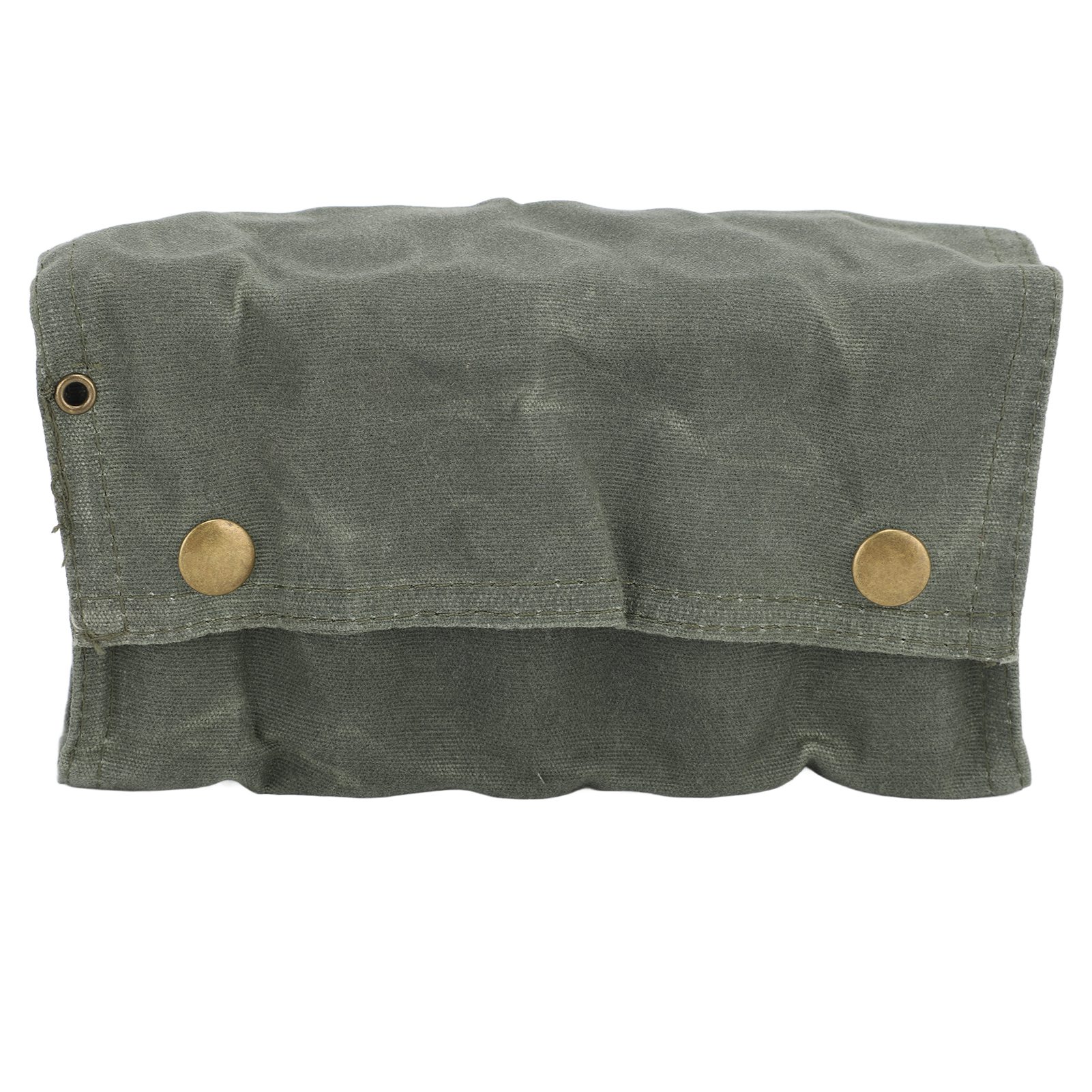 Tragbare Und Multifunktionale Gewürztasche Aus Canvas Mit 9 Gewürzgläsern, Ideal Für Camping Und Reisen. Olivgrün.