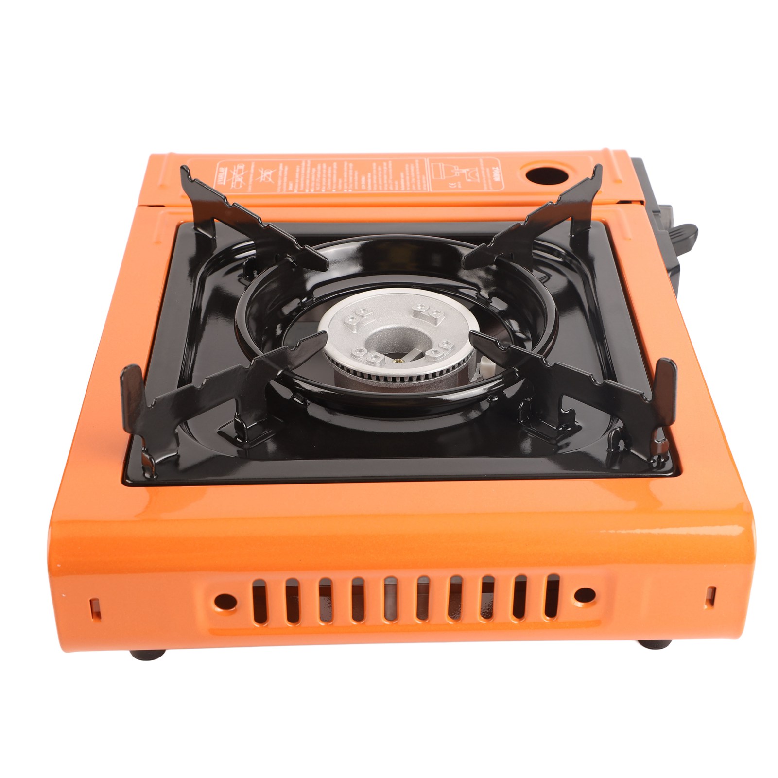 Tragbarer 2,3-kw-butankocher Mit Feuerzeug Und Tragetasche, Empfindlicher Sensor, Gleichmäßige Erwärmung, Überspannungsschutz, Orange Farbe.