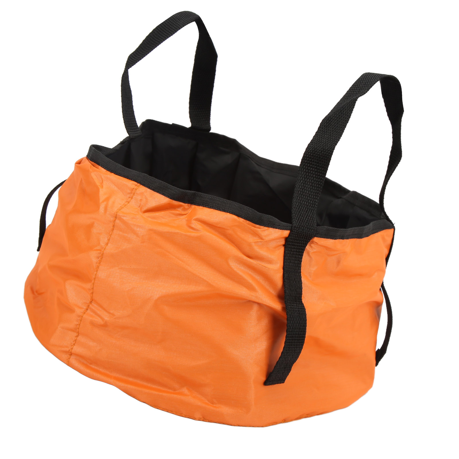 Rundes, Robustes Und Verschleißfestes, Faltbares Outdoor-becken, Zuverlässig Und Tragbar Für Reisen Und Camping, Orange
