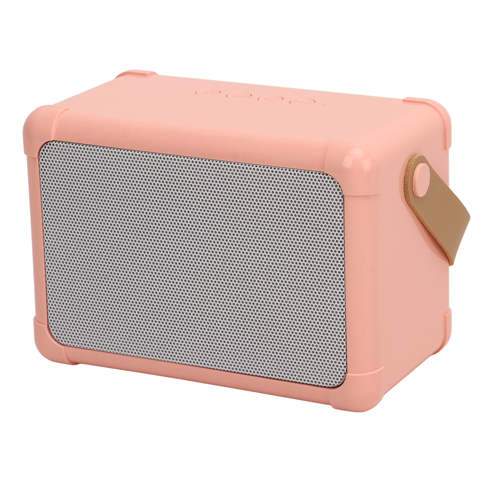 Pinkfarbener Bluetooth-lautsprecher Ohne Mikrofon, Hi-fi-klang, Schnelle Und Störungsfreie Übertragung, Led-beleuchtung, Ideal Für Partys Zu Hause