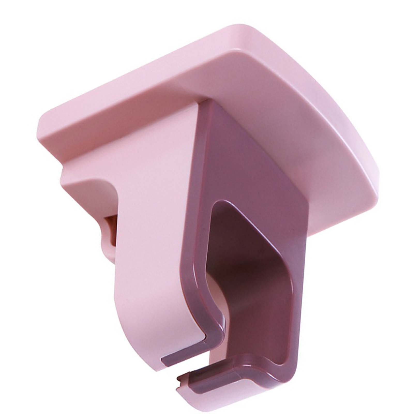 Wandmontierter Haartrocknerhalter, Kein Bohren Erforderlich, Selbstklebend, Rosa