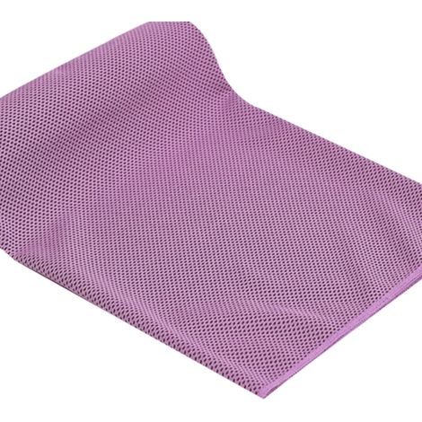 Pinkes Kühlhandtuch, Farbecht, Leicht, Weich Und Atmungsaktiv, Ideal Für Yoga, Sport, Laufen, Fitnessstudio Und Fitness. Maße: 30 X 80 Cm.