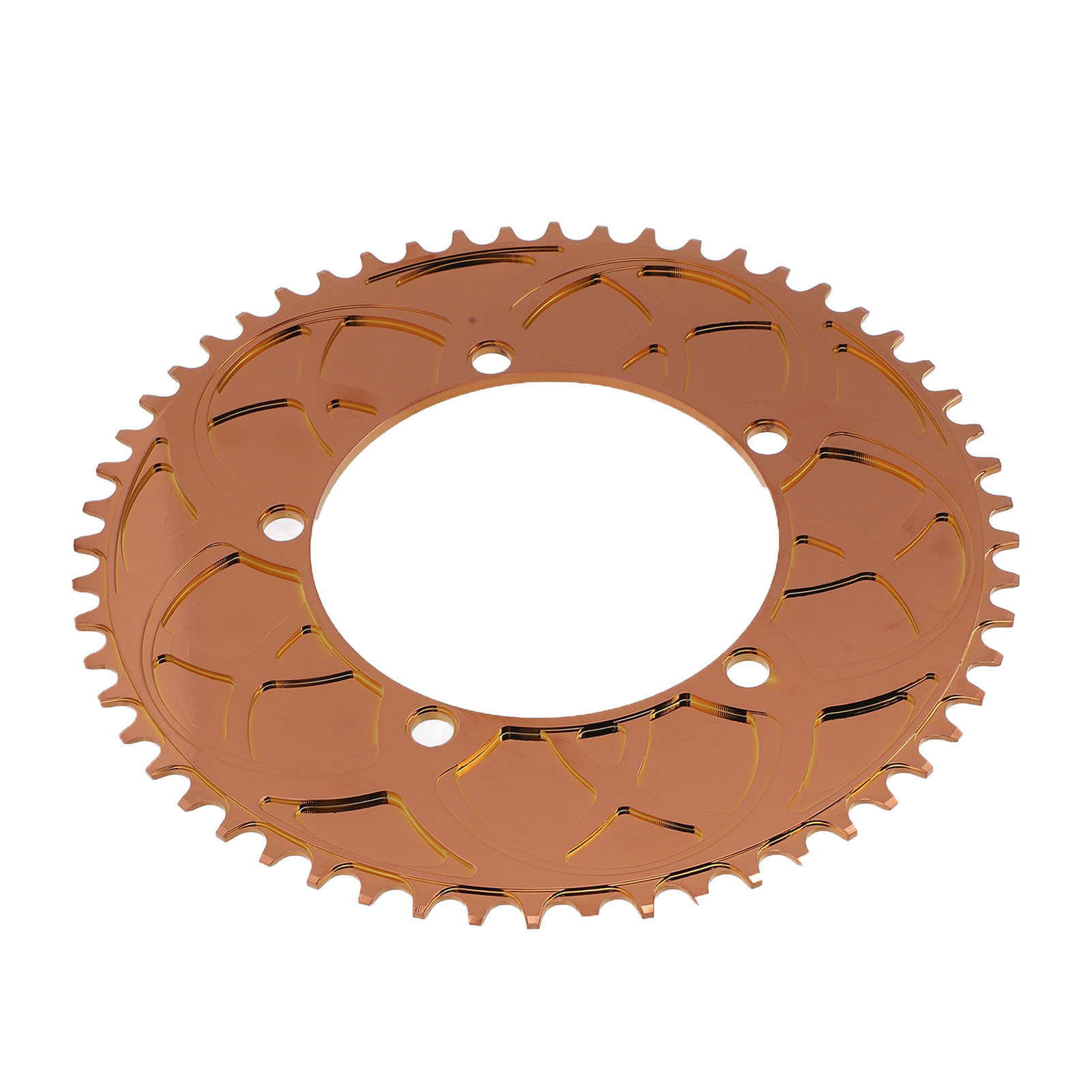 Bolany 130bcd 56-zahn-kettenblatt, Einfach, Für Falträder Und Bmx-räder, Roségoldene Farbe