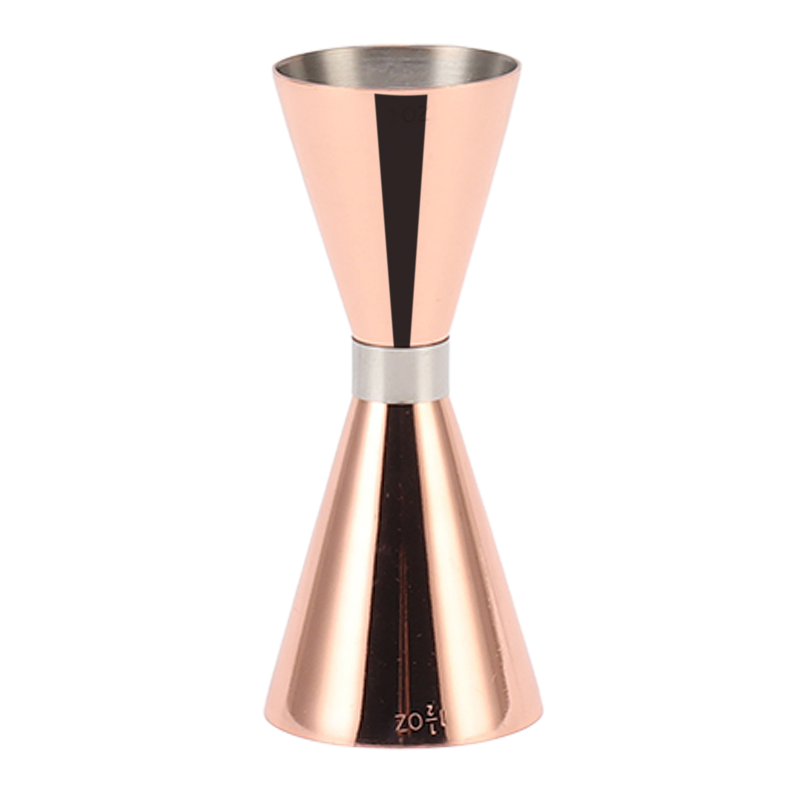 Doppelseitiger Cocktail-jigger Aus Edelstahl 304 Mit Graduierung, Roségoldene Farbe, Ideal Für Partys Zu Hause.