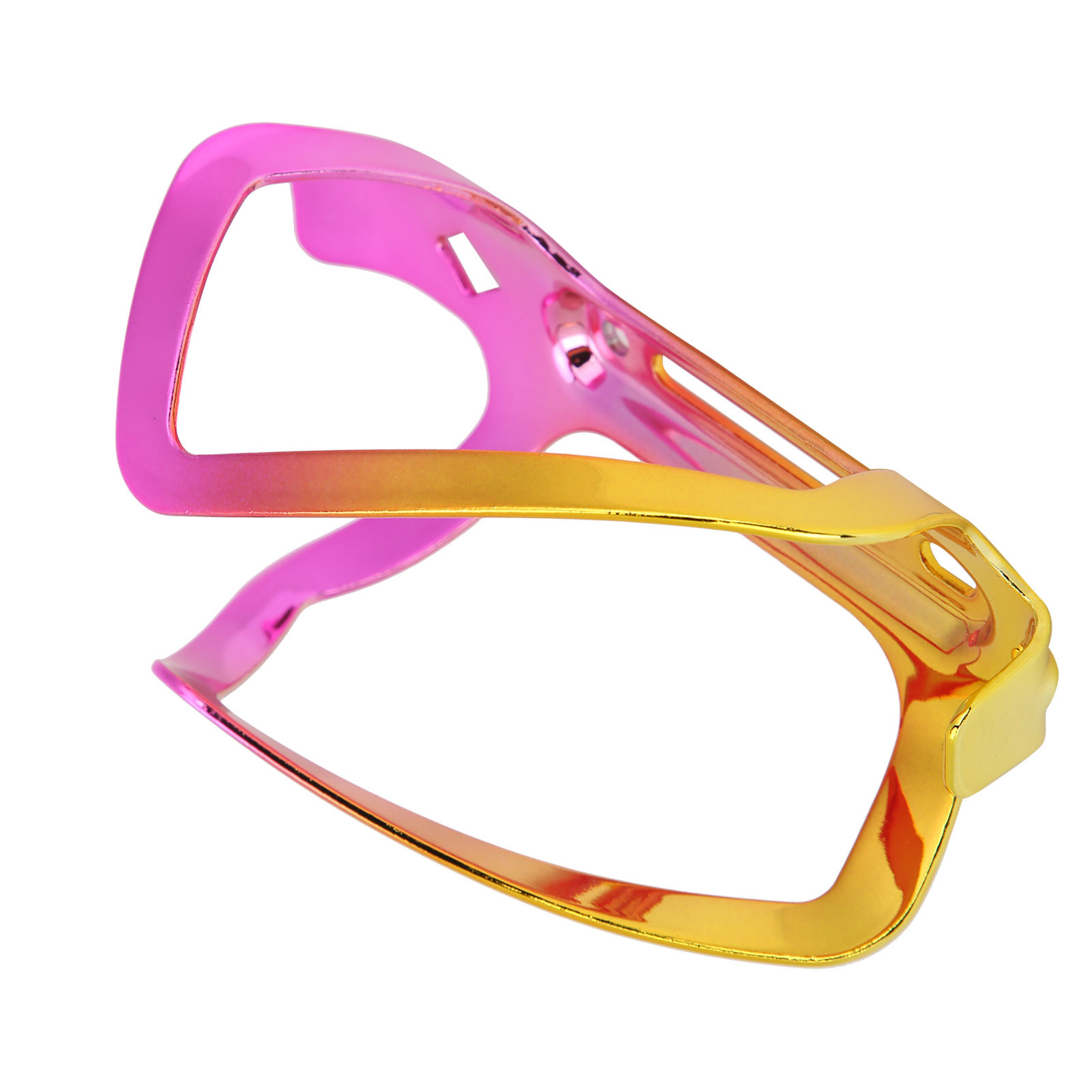 Gub Flaschenhalter Aus Aluminiumlegierung Für Mountainbikes, Sichere Flaschenbefestigung, Blumenmuster, Rosa-gold