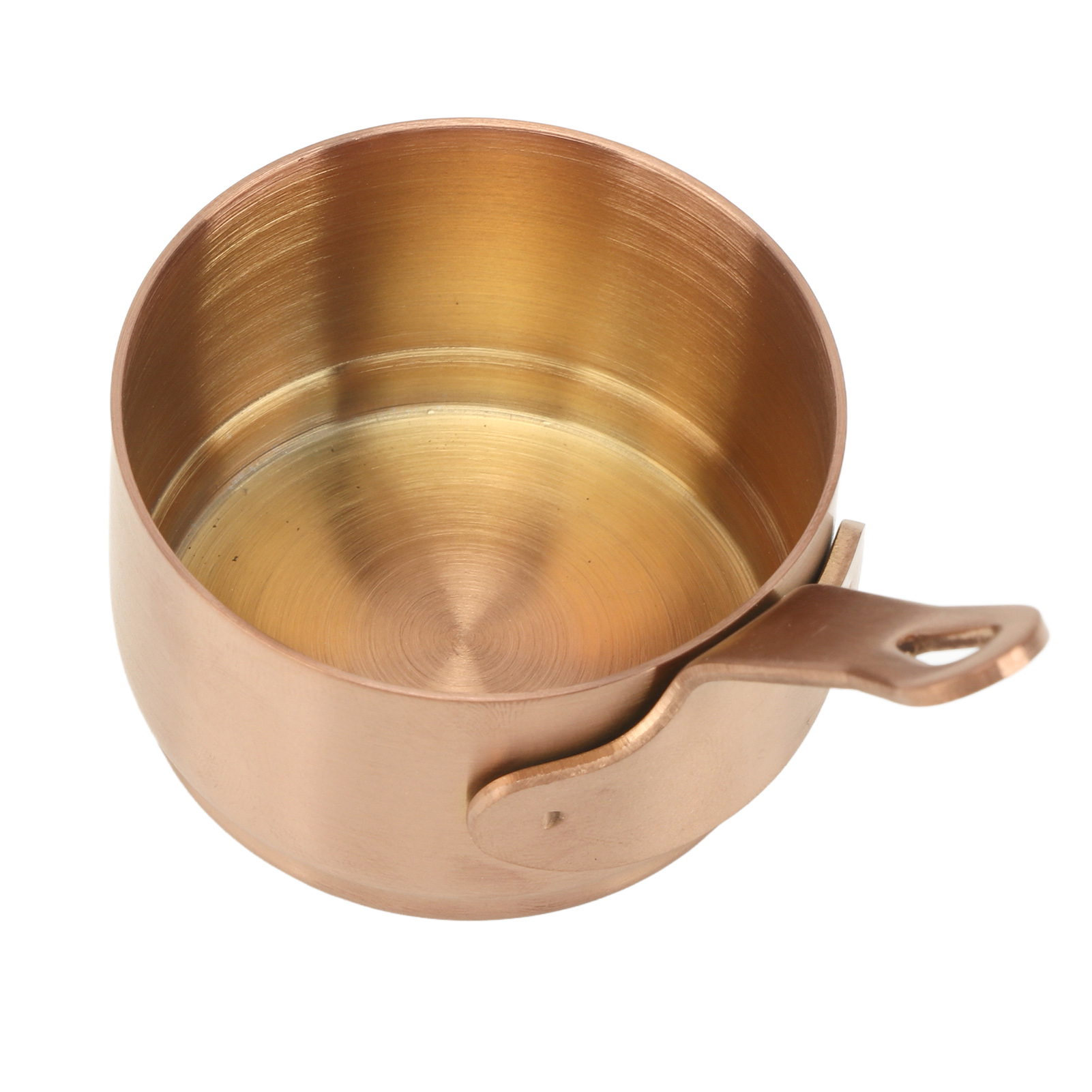 Saucenschale Aus Edelstahl 304 Mit Griff, 100 Ml, Roségoldene Farbe, Ideal Für Saucen, Gewürze, Ketchup Und Vorspeisen.