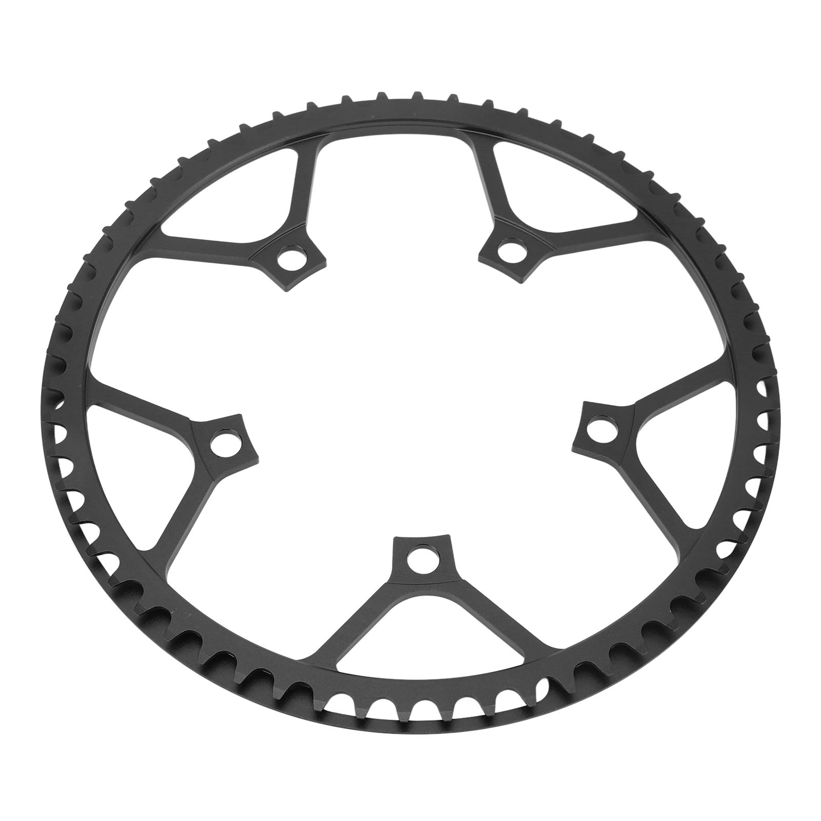 58t Fahrradritzel, Komplett Aus Aluminiumlegierung, Geringe Dichte, Robust Und Langlebig, Eloxierte Oberfläche, Ritzel Für Falträder, Schwarz.