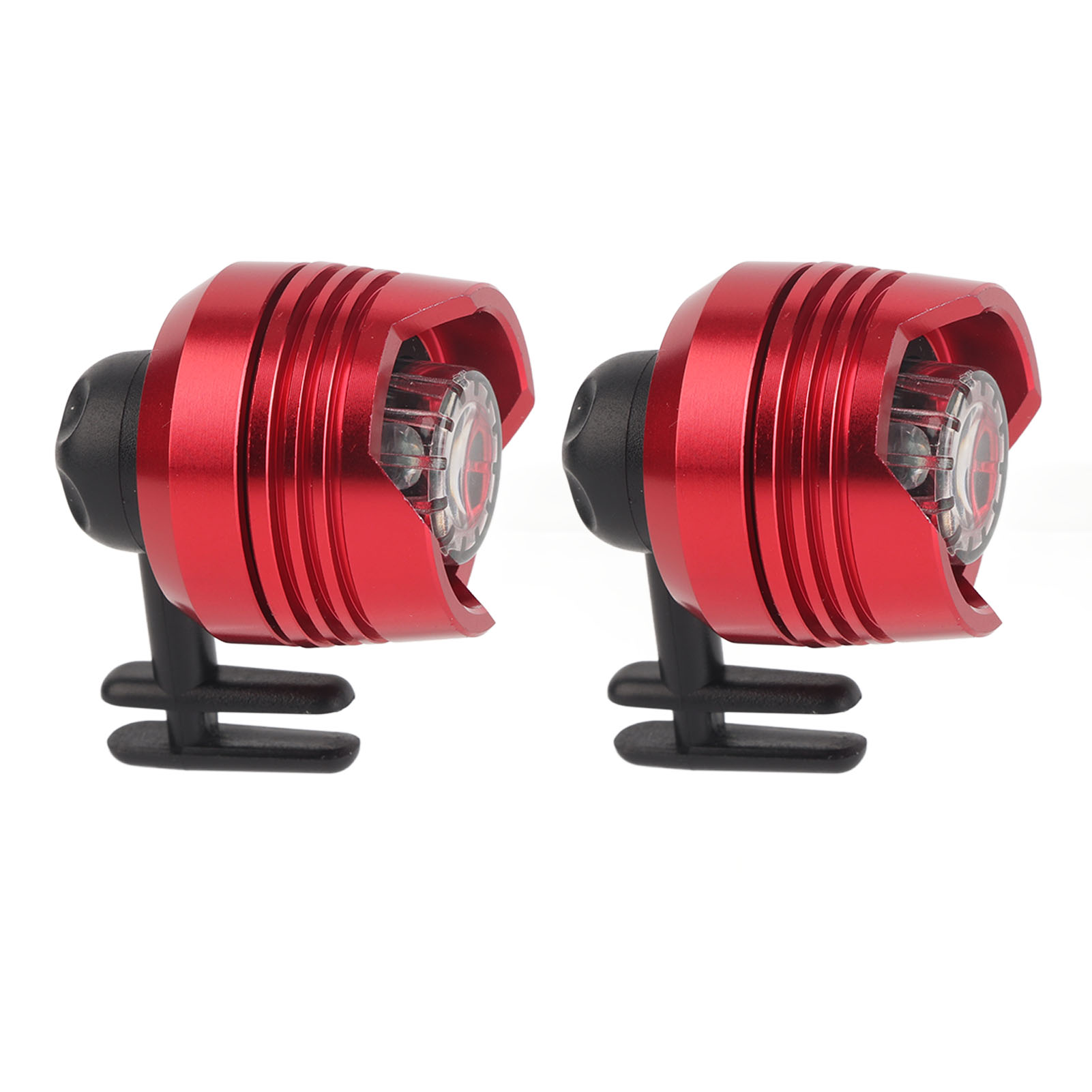 Zwei Dekorative, Phosphoreszierende, Perforierte, Schuhförmige Lampen, Ideal Zum Spazierengehen, Joggen, Campen, Originelle Geschenke, Rot.