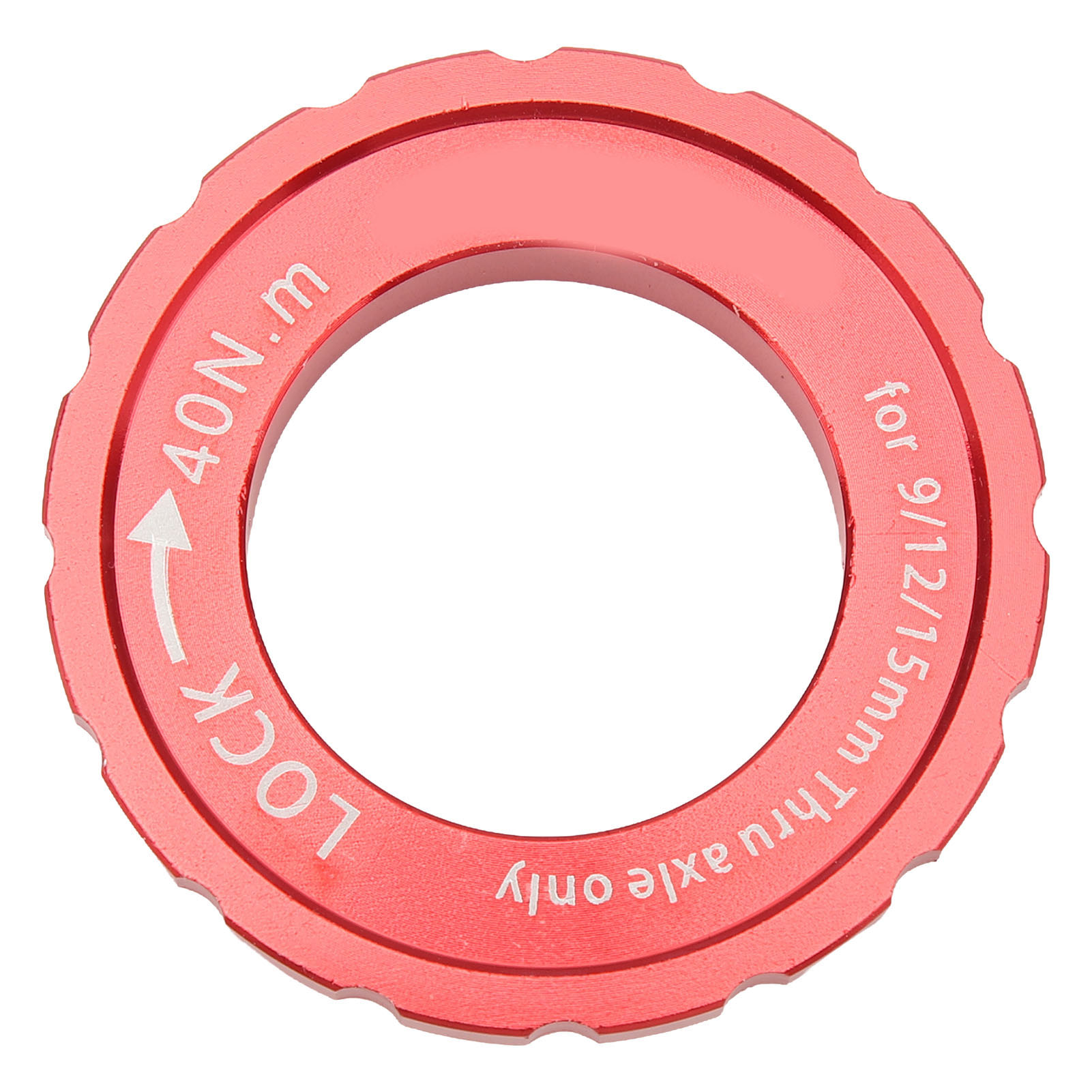 Centerlock-sicherungsring Für Fahrrad-scheibenbremsnaben Aus Aluminiumlegierung, Rot, Für Rennräder Und Mountainbikes.