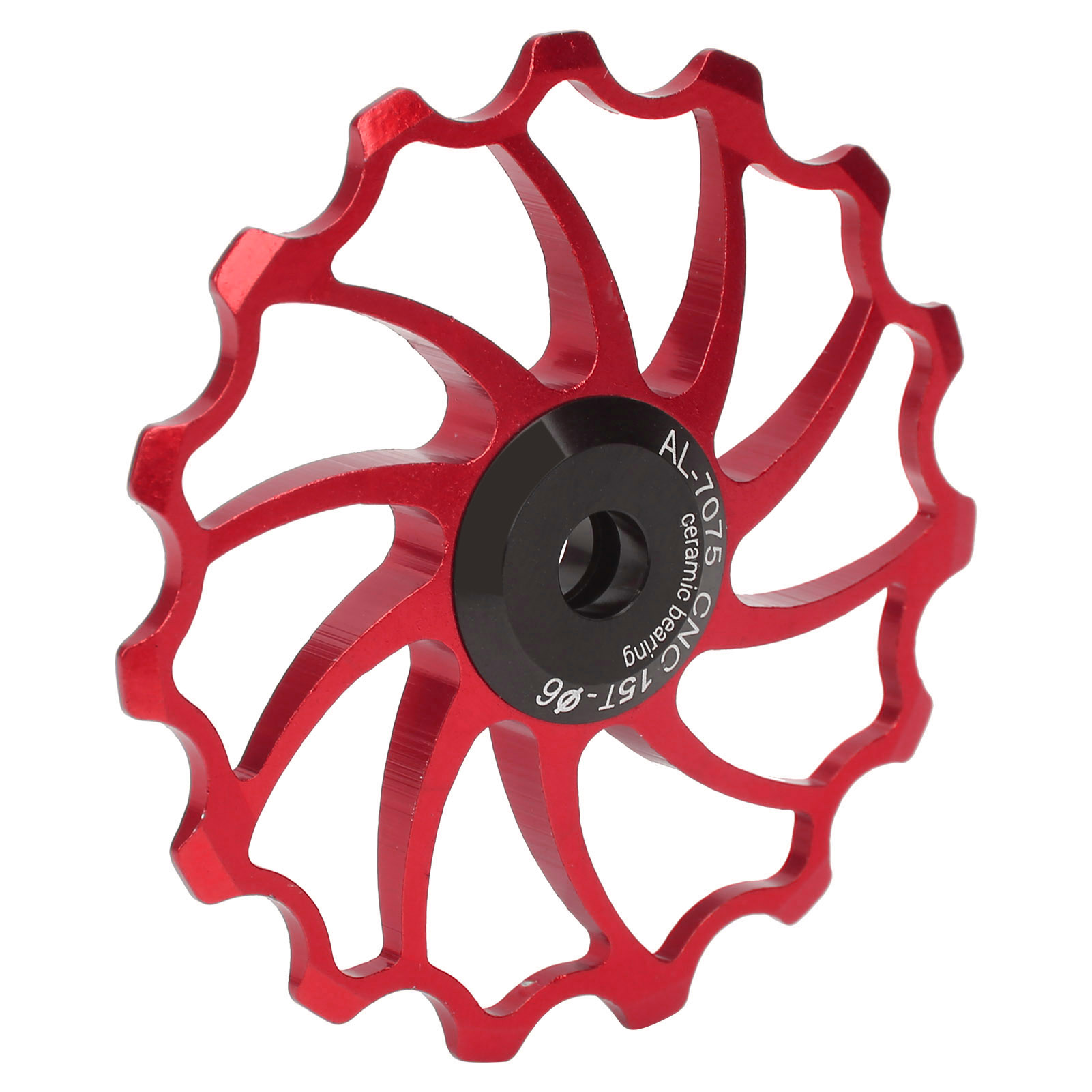 Meijun Schaltwerksführungsrolle 15t Mit Keramiklager Für Falt-mountainbikes, Rot