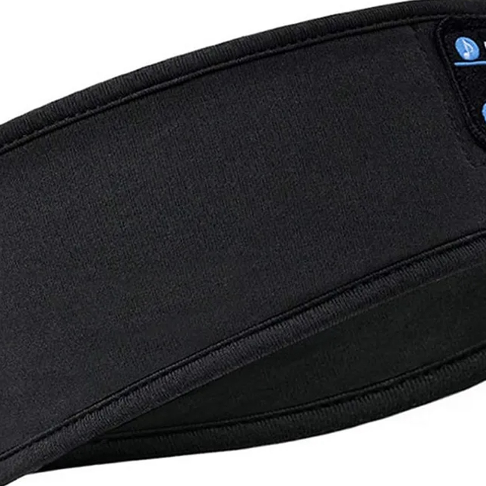 Bluetooth-sportstirnband Mit Kabellosen Kopfhörern Zum Schlafen, Schwarzes Musikstirnband