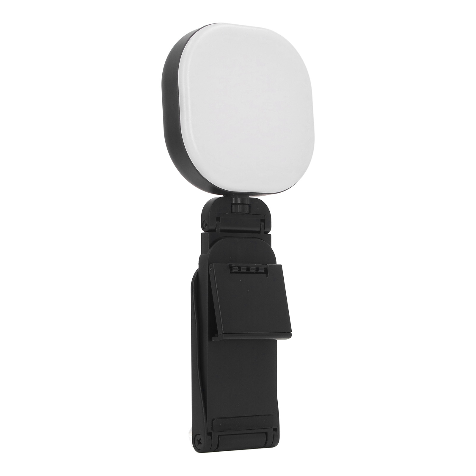 Abs-clip-on-led-lampe, 5 Beleuchtungsmodi, Mini-faltlampe Für Selfies, Videokonferenzen, Laptops, Live-streaming, Schwarz