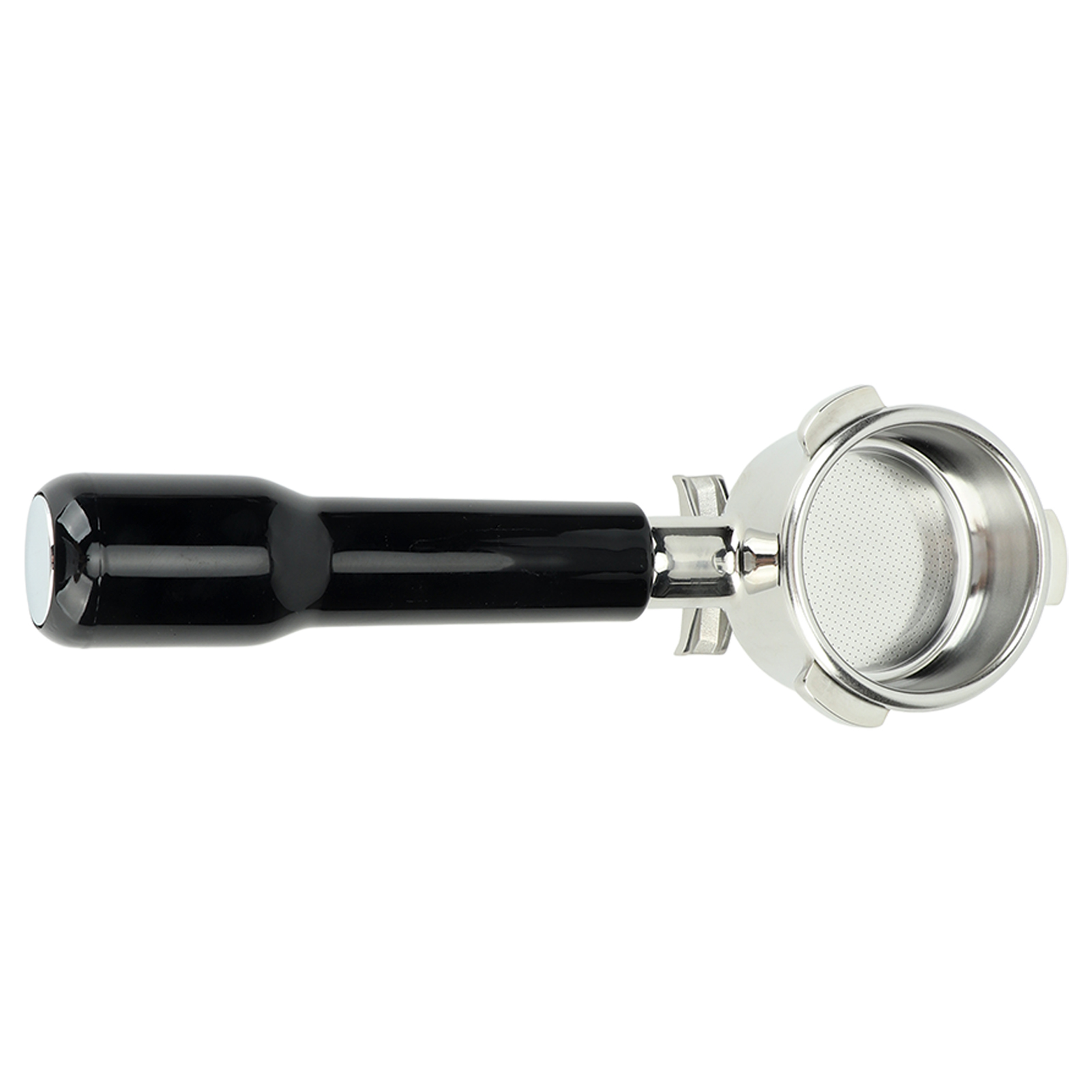 54-mm-kaffeefilterhalter, Doppelfluss, Für Breville 870 880 C2 Kaffeemaschine, Aus Schwarzem Kunststoff.
