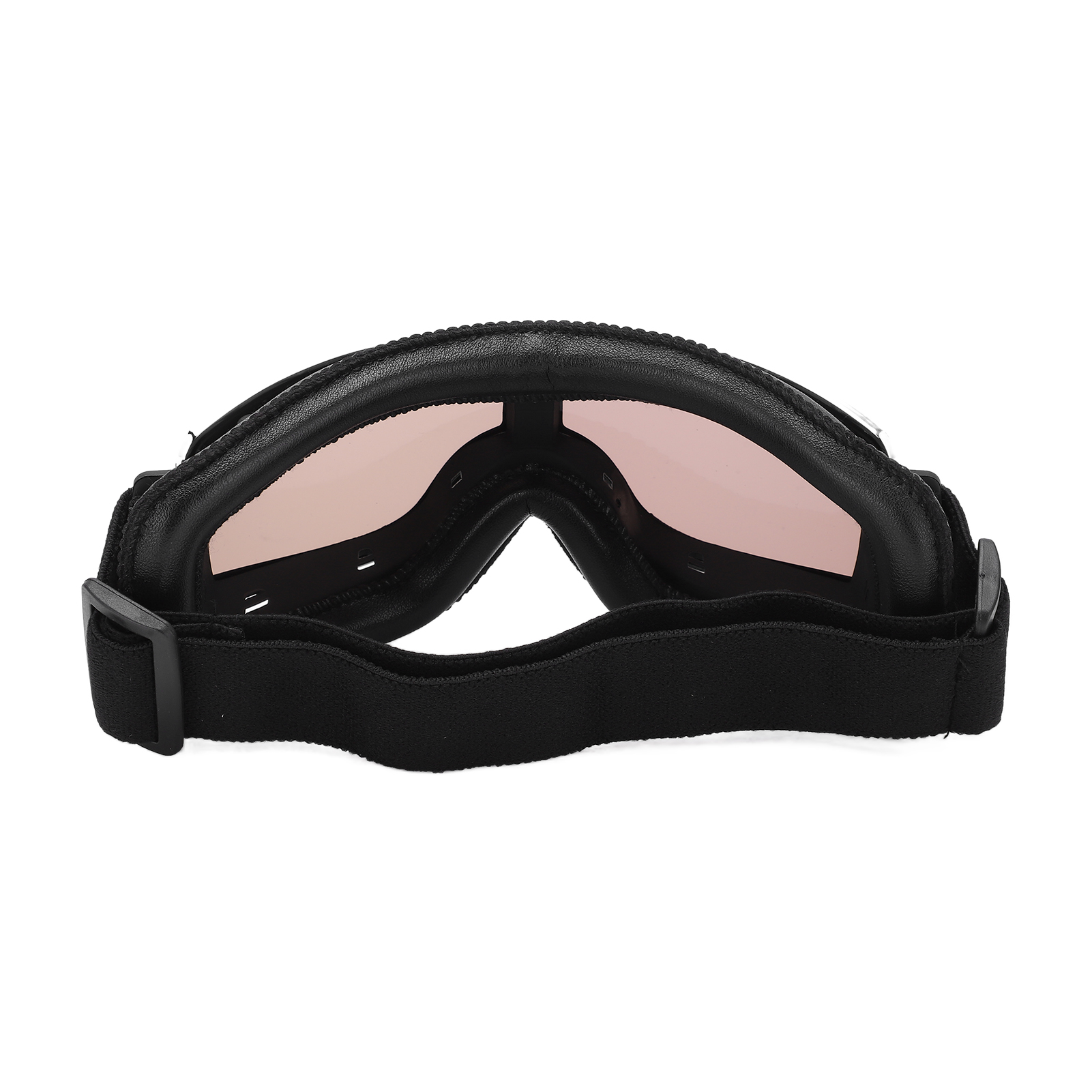 Wind- Und Sanddichte Motorradbrille, Verstellbare Passform, Für Motocross, Farbe: Schwarztee