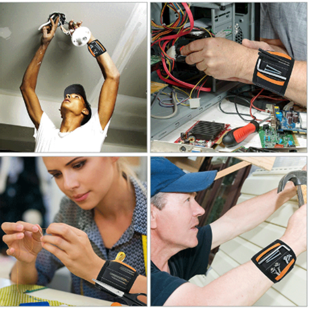 Magnetisches Armband Zum Selbermachen – Magnetwerkzeug-armband Mit Starken Magneten – Geschenkidee Für Väter