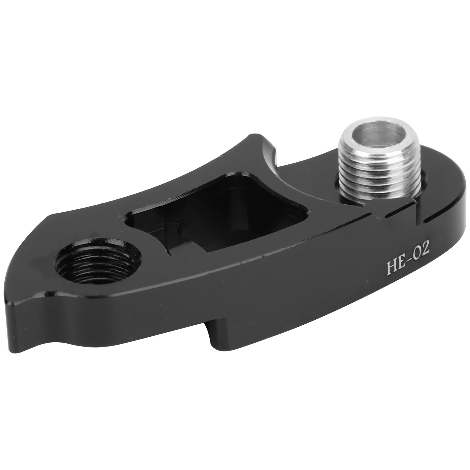 Schaltauge Für Mountainbikes, Aluminiumlegierung, Verlängerung, Schwarz