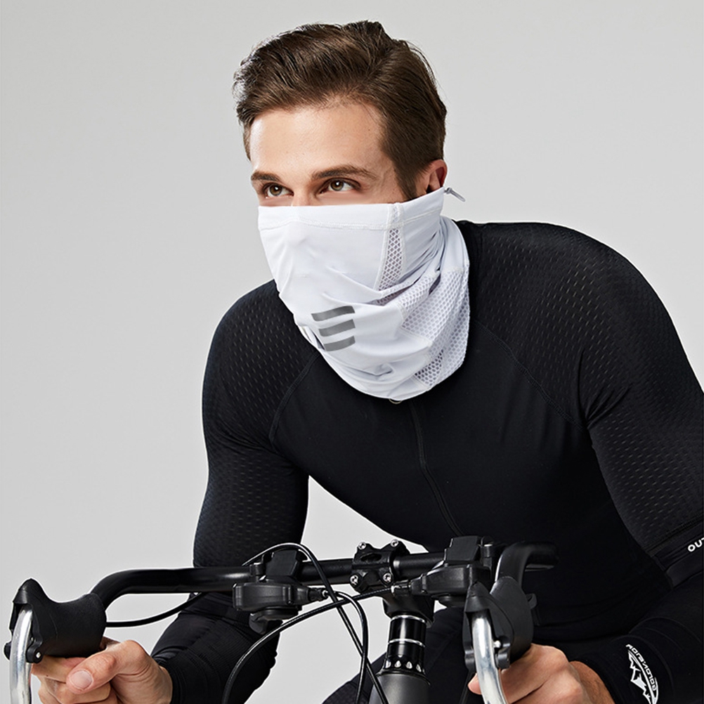 Sonnenschutz-gesichtsschal, Atmungsaktiver Motorrad-nackenwärmer, Schnelltrocknendes Kopftuch Zum Fahren