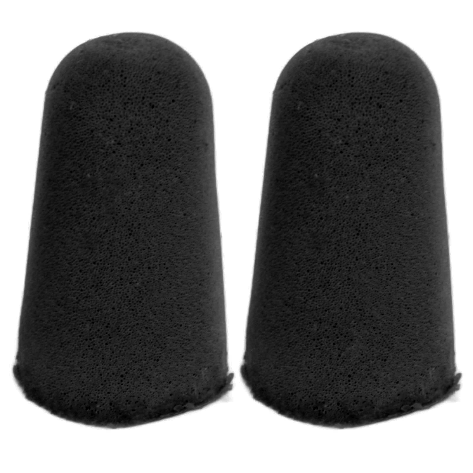 Set Mit 2 Schaumstoff-ohrstöpseln, Schalldämmend, Lärmschutz, Für Den Heimgebrauch, Schwarz