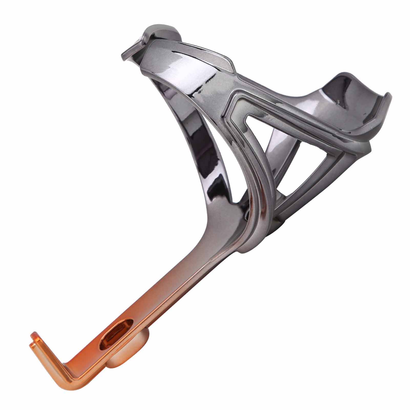 Zweifarbiger Fahrradflaschenhalter, Flaschenhalterung, Sichere Befestigung, Fahrradzubehör, Schwarz/kaffee