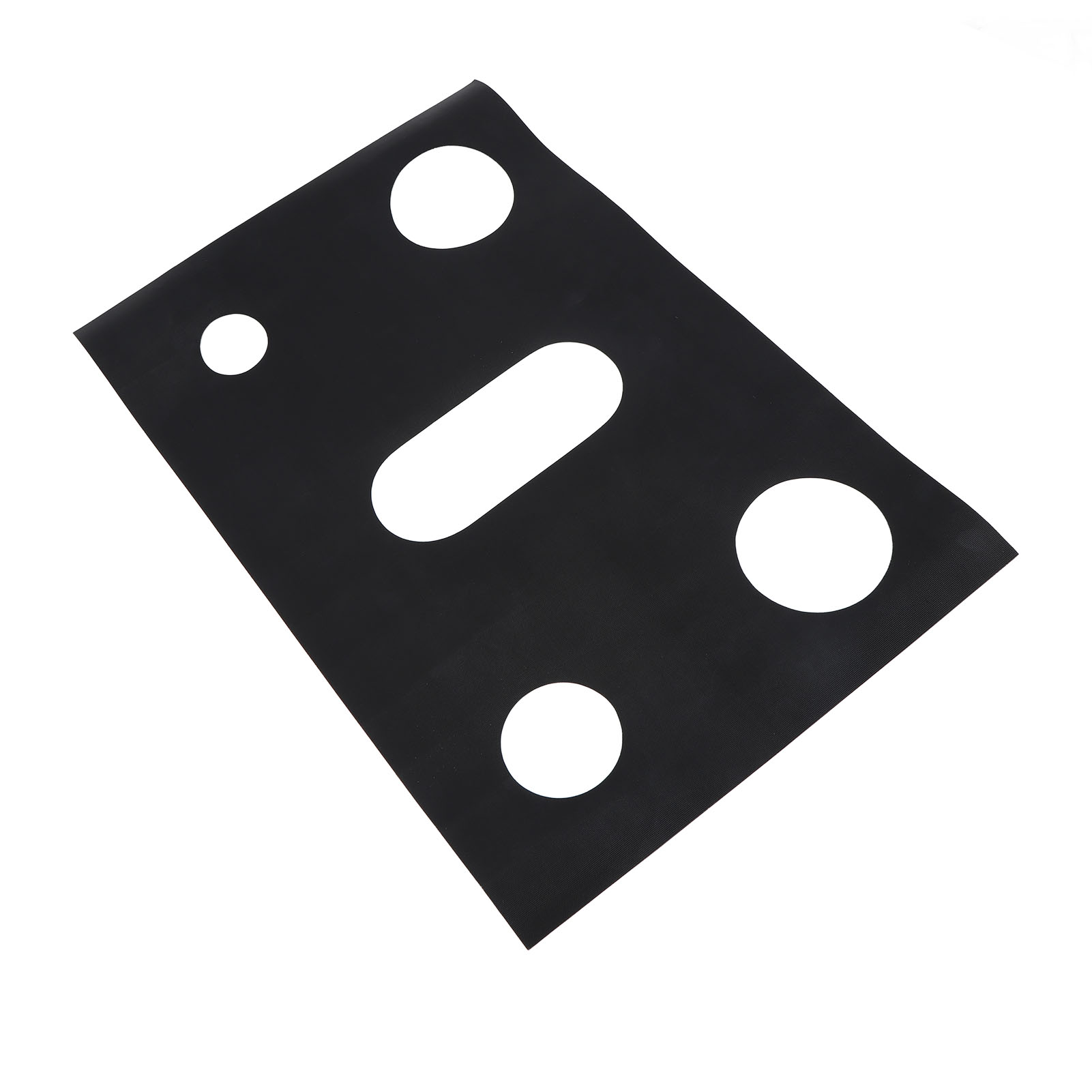 Wiederverwendbarer, Waschbarer Und Hitzebeständiger Ptfe-kochfeldschutz Für Gasherde, Schwarz.